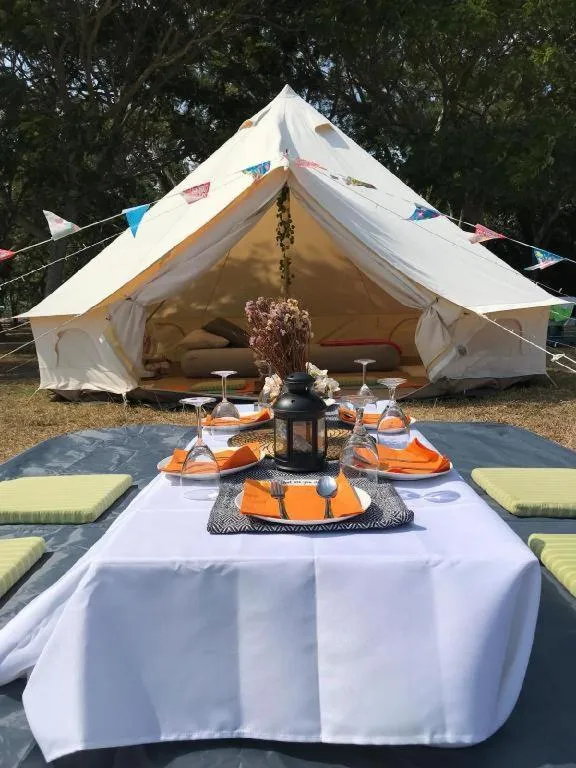 Glamping kaki singapore-Standard medium bell tent