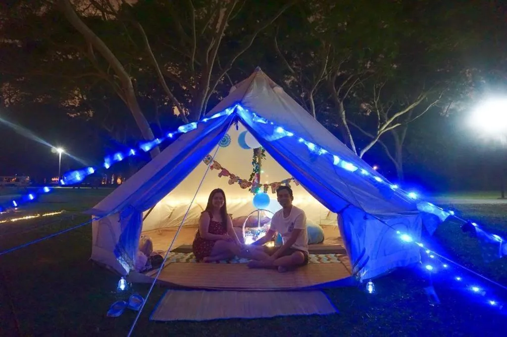 Glamping kaki singapore-Standard medium bell tent