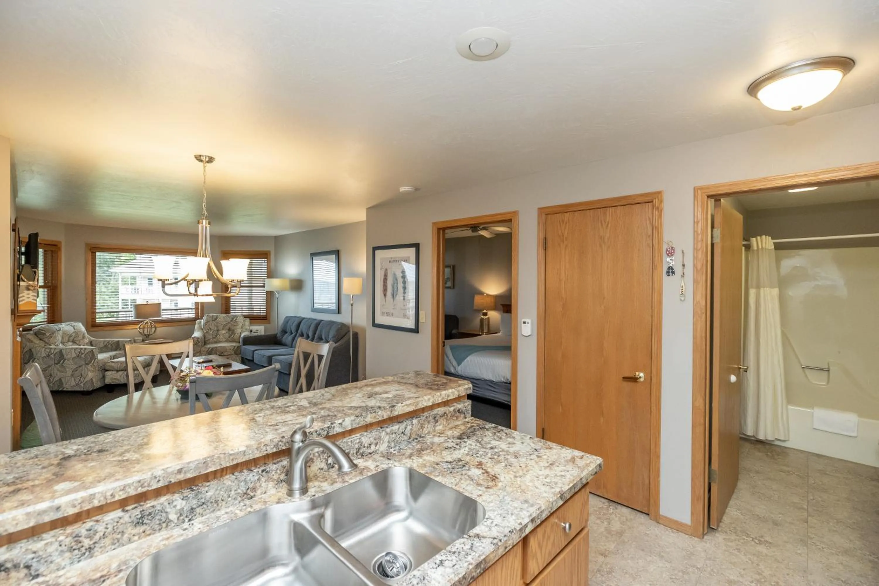 Living room in Westwood Shores Waterfront Resort