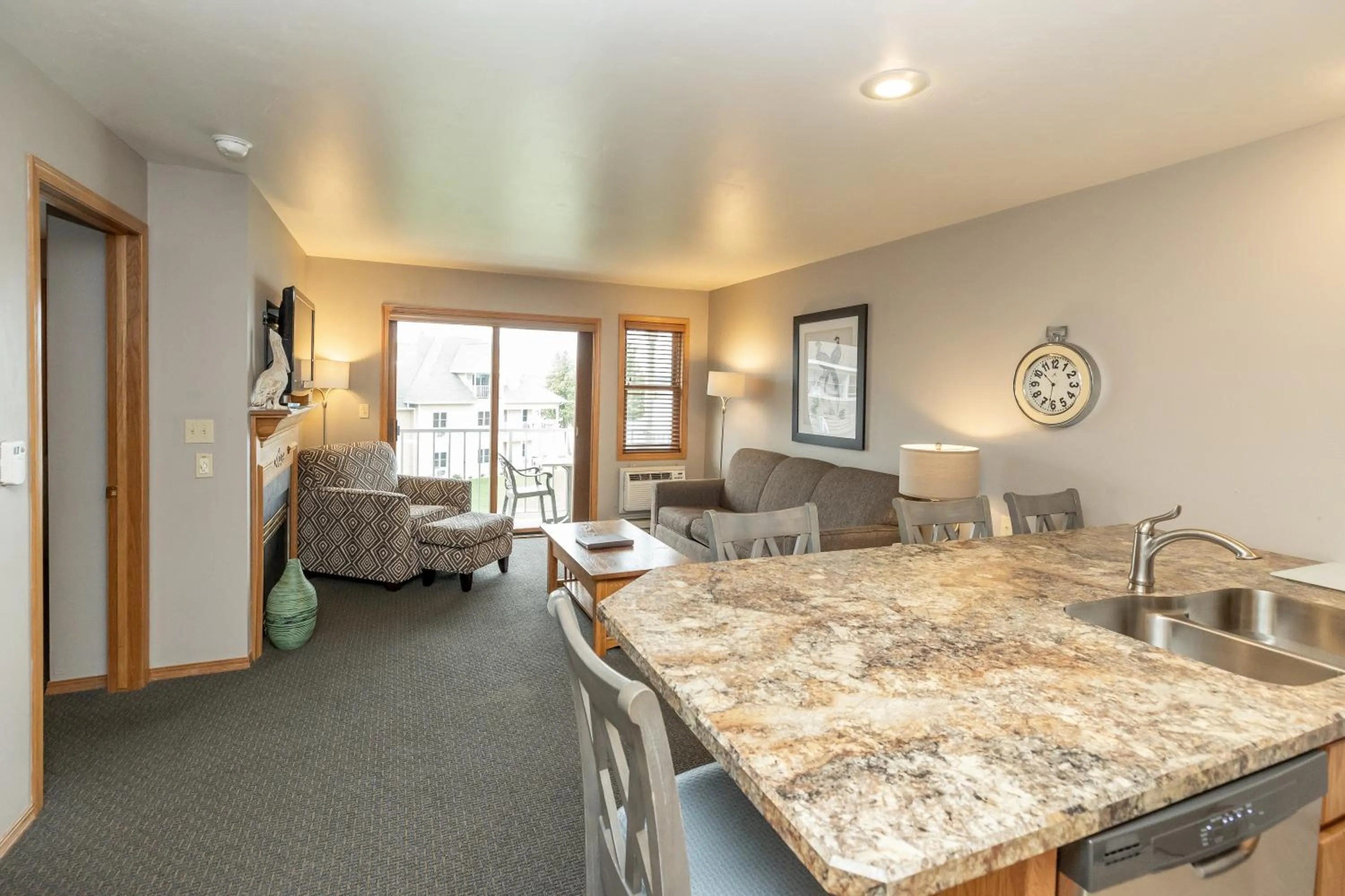Living room in Westwood Shores Waterfront Resort