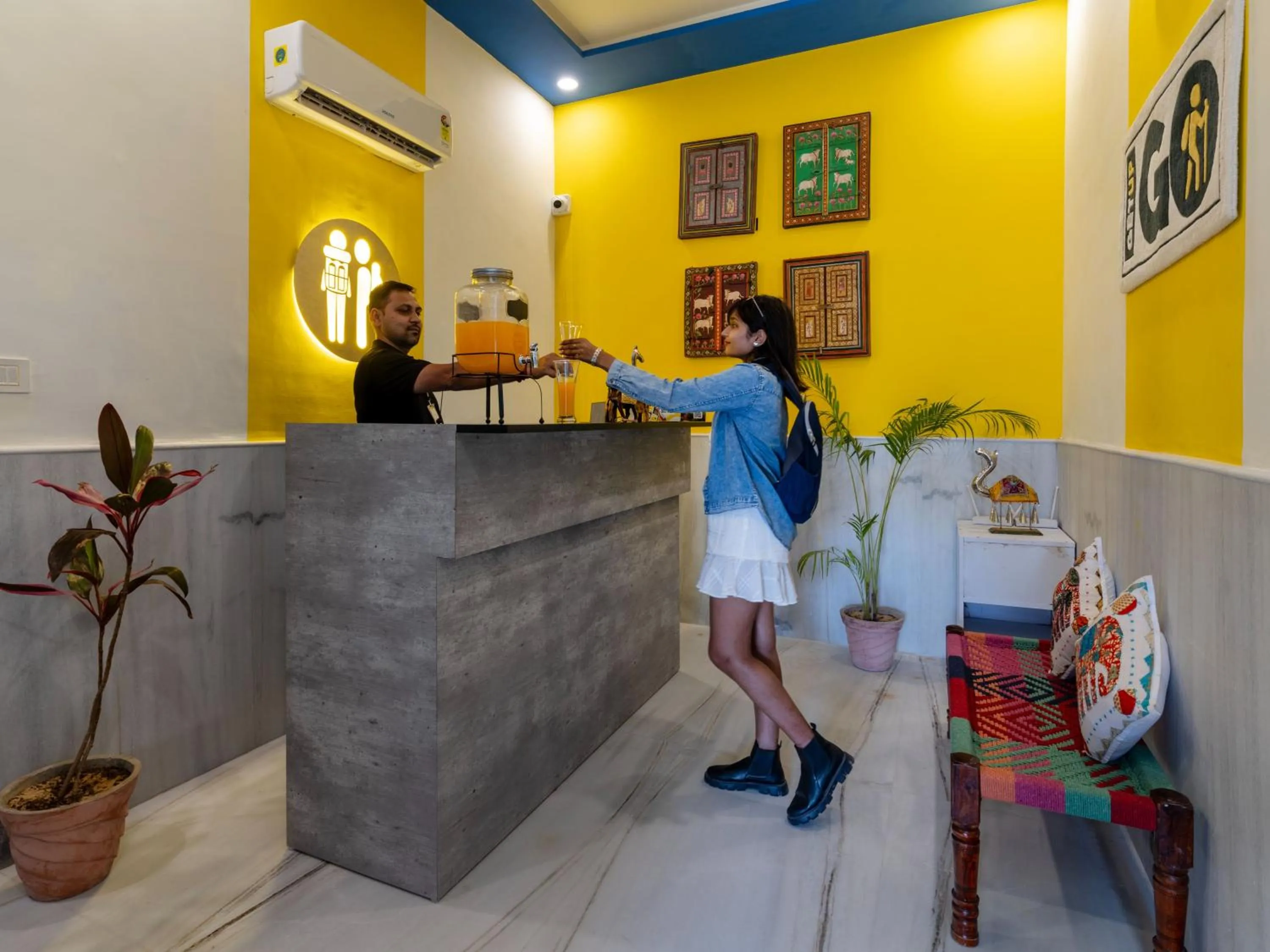 Lobby or reception in The Hosteller Jodhpur