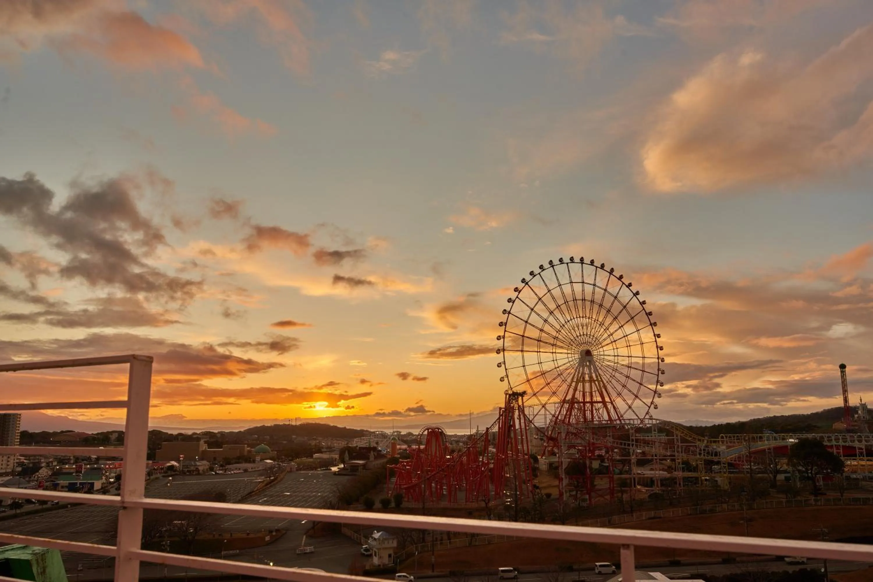 Sunset in hotel VERDE