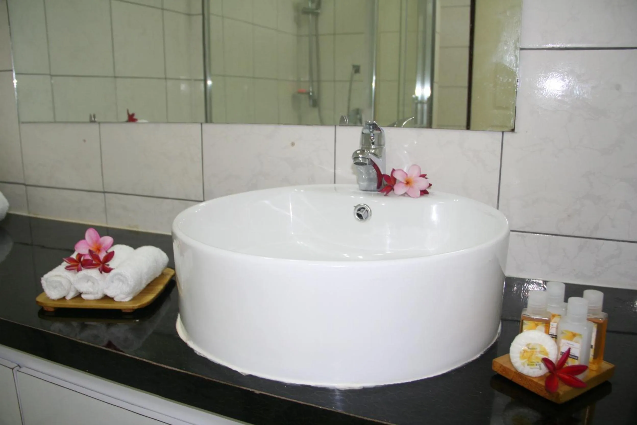 Bathroom in Moatoga Hotel