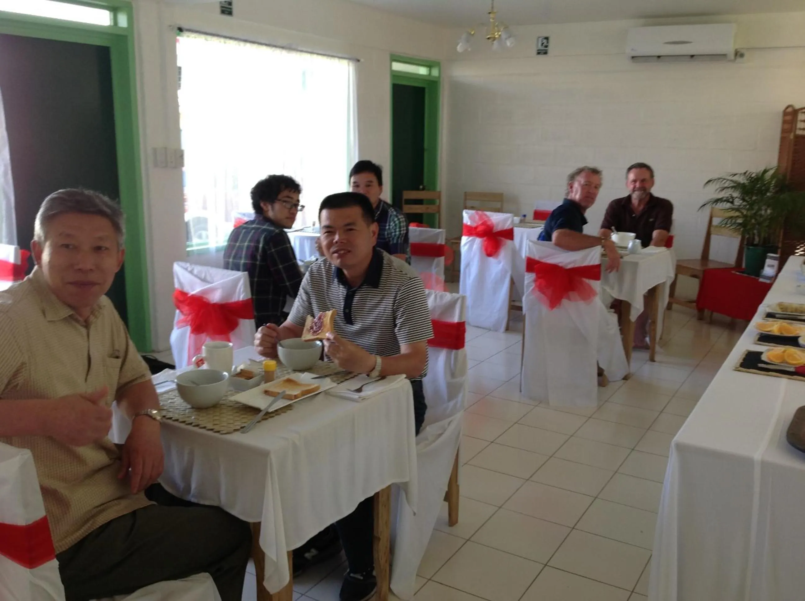 Dining area in Moatoga Hotel