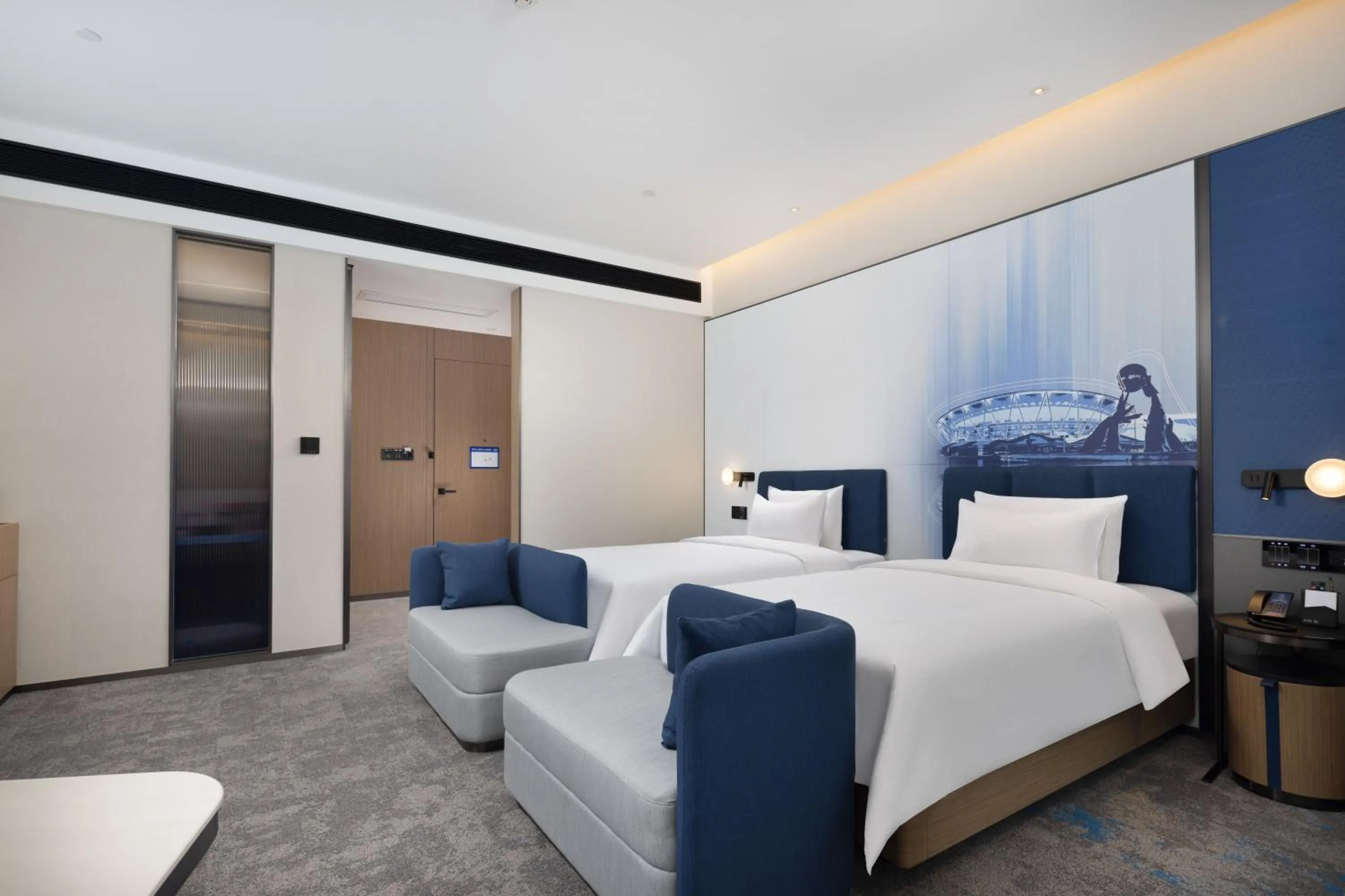 Bed in Hampton by Hilton Dongguan Liaobu Songshan Lake Avenue