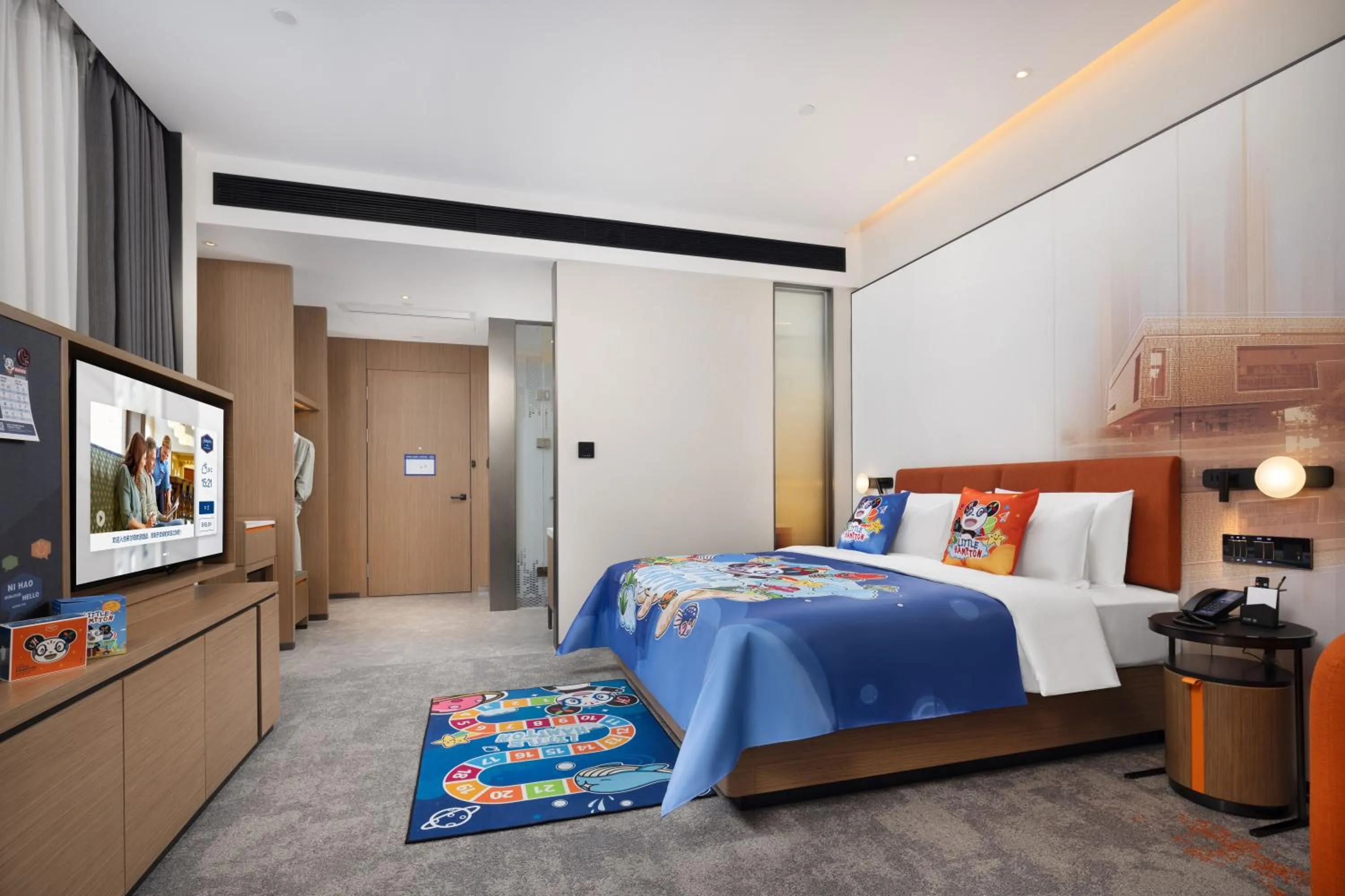 Bedroom, Bed in Hampton by Hilton Dongguan Liaobu Songshan Lake Avenue
