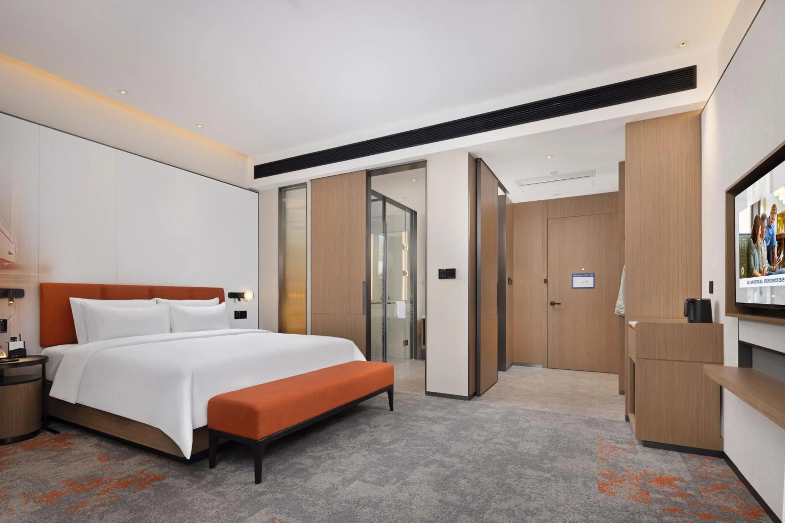 Bedroom, Bed in Hampton by Hilton Dongguan Liaobu Songshan Lake Avenue