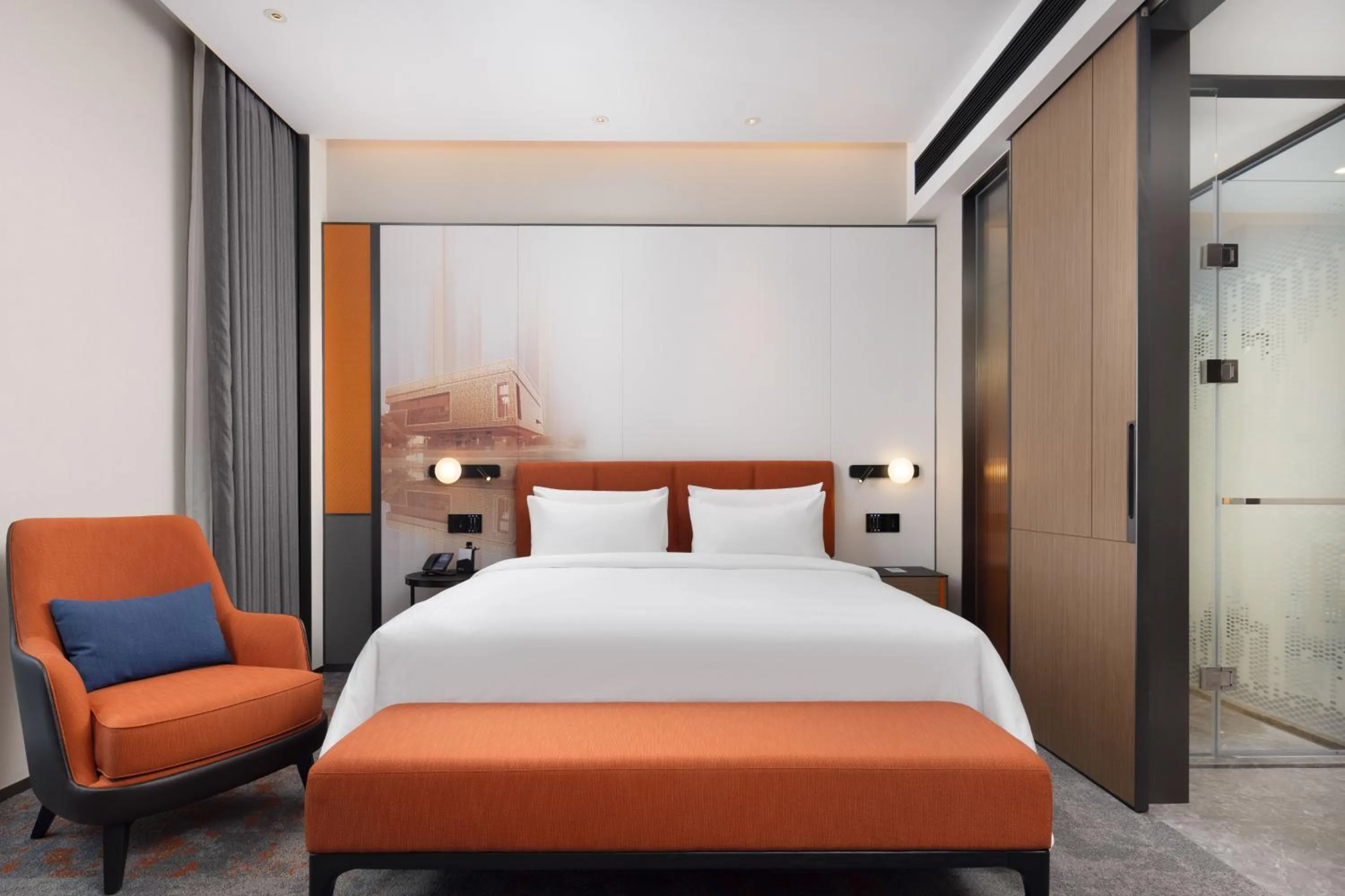 Bed in Hampton by Hilton Dongguan Liaobu Songshan Lake Avenue