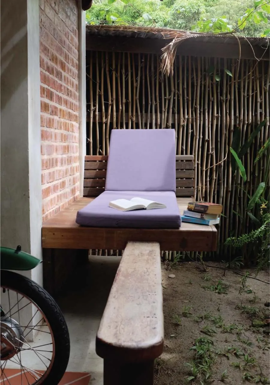 Balcony/Terrace in Panji Panji Tropical Wooden Home