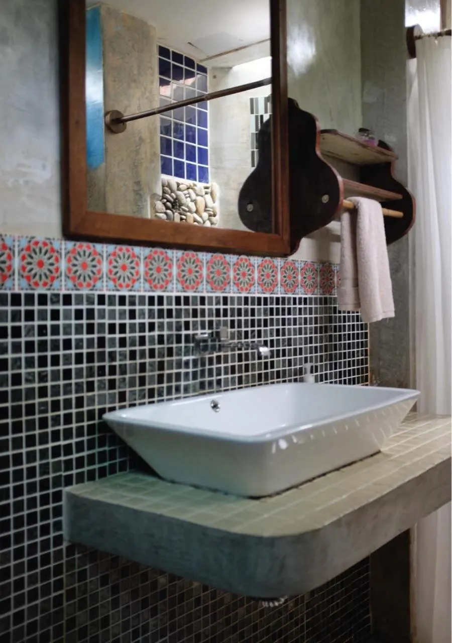 Bathroom in Panji Panji Tropical Wooden Home