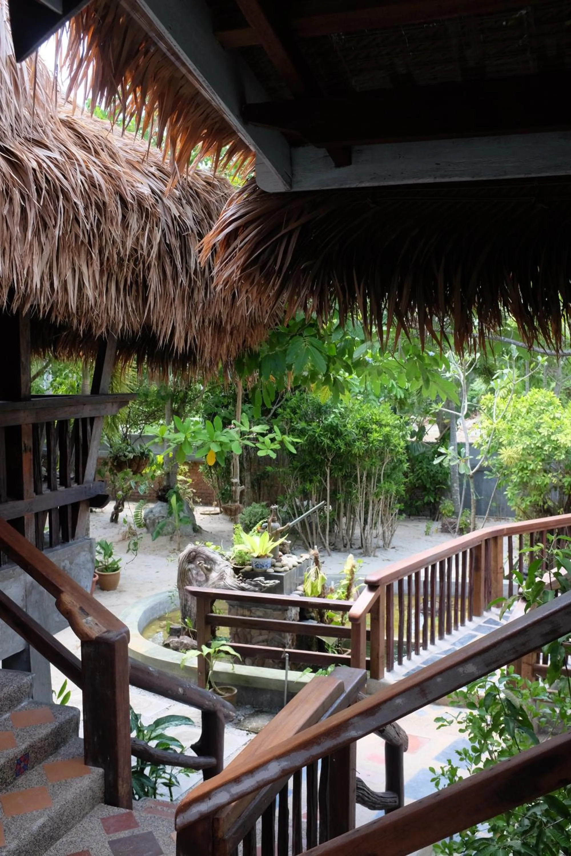 Garden view in Panji Panji Tropical Wooden Home