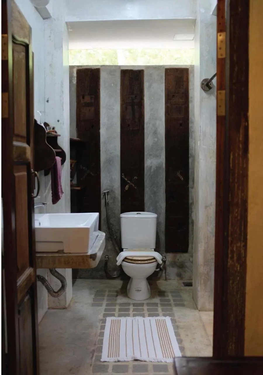 Shower in Panji Panji Tropical Wooden Home