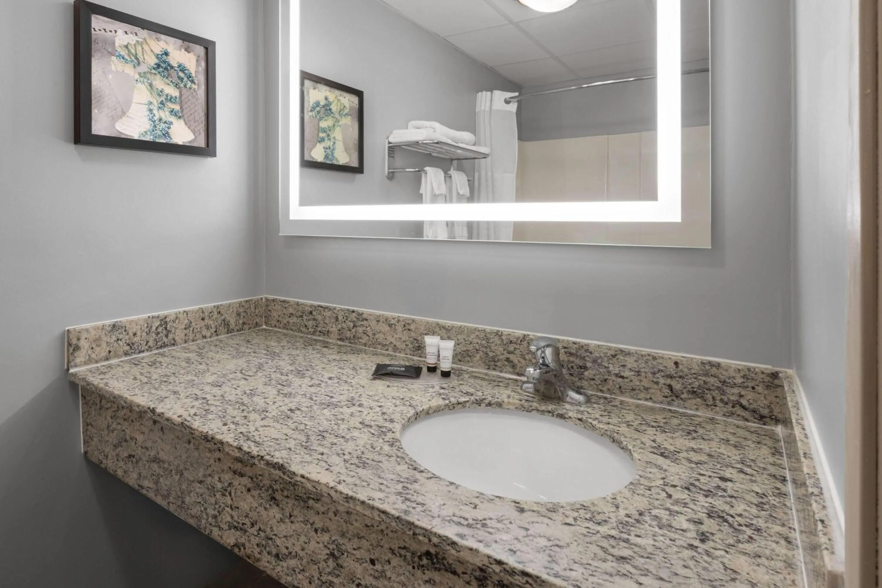 Bathroom in AmericInn by Wyndham Douglas/Saugatuck