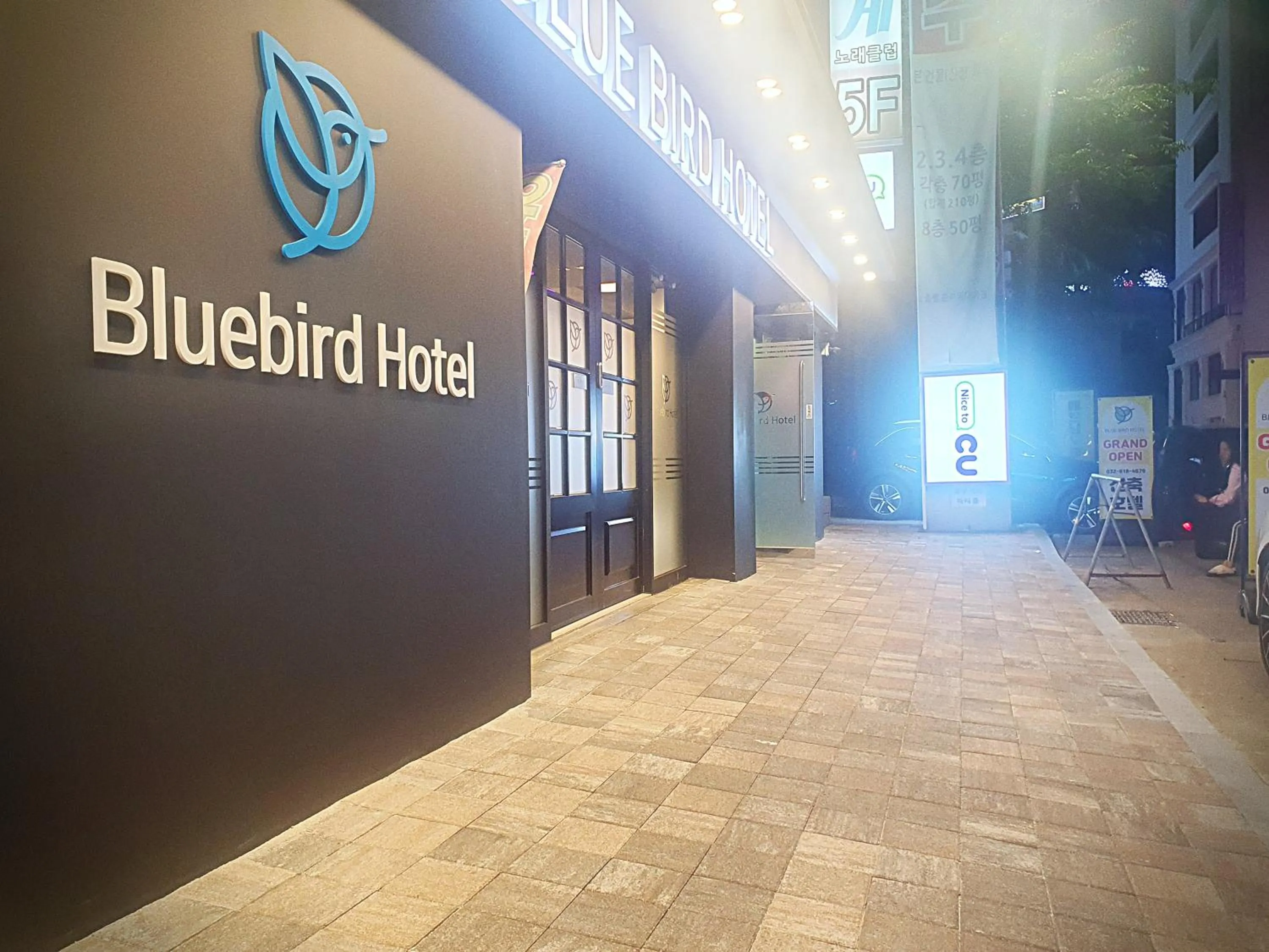 Property building in Bluebird Hotel