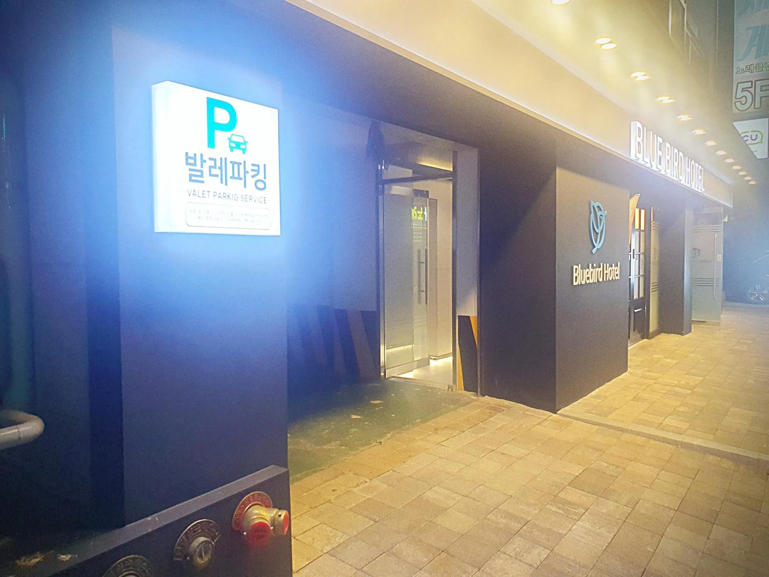 Property building in Bluebird Hotel