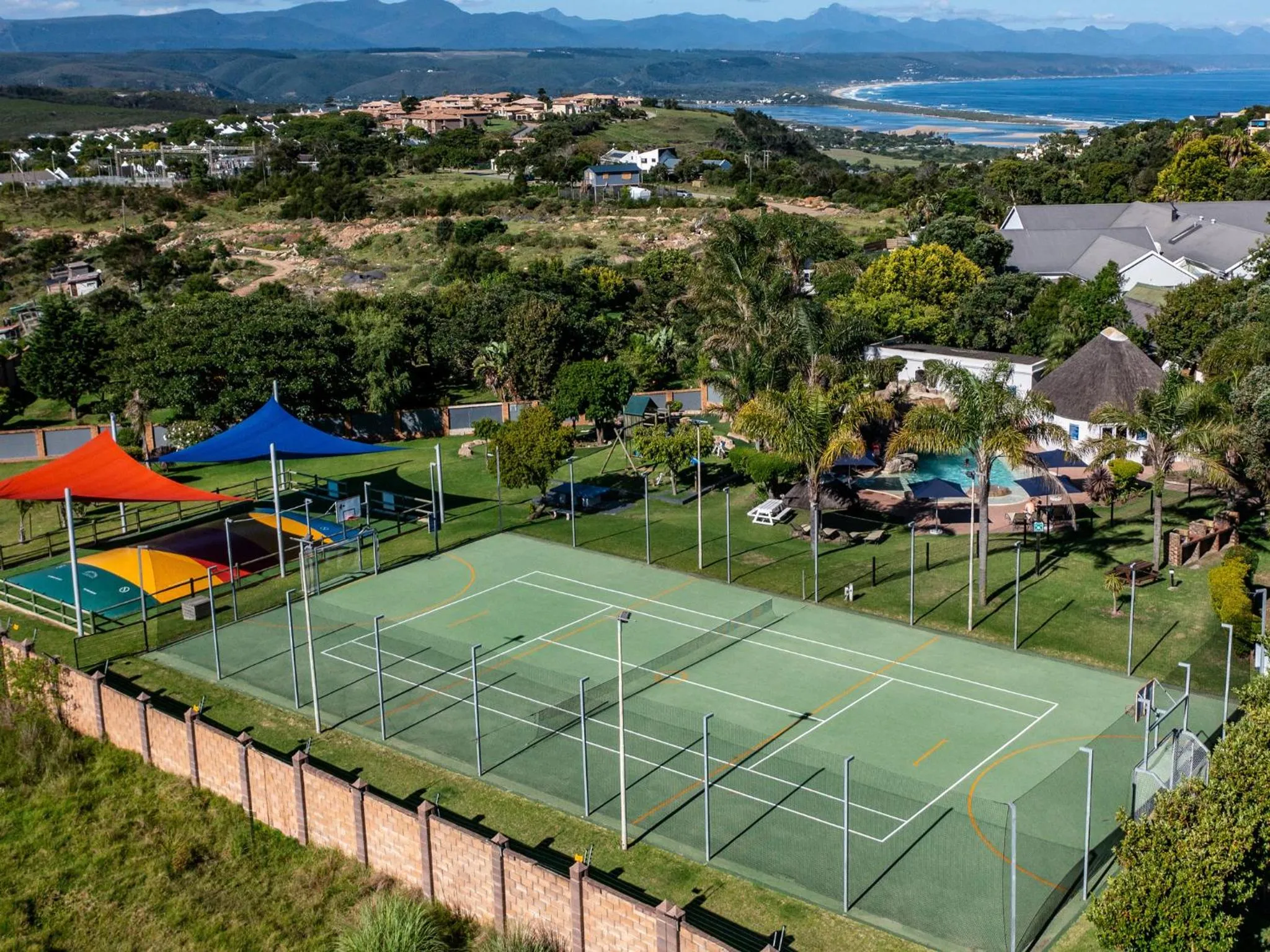 Tennis court in Formosa Bay
