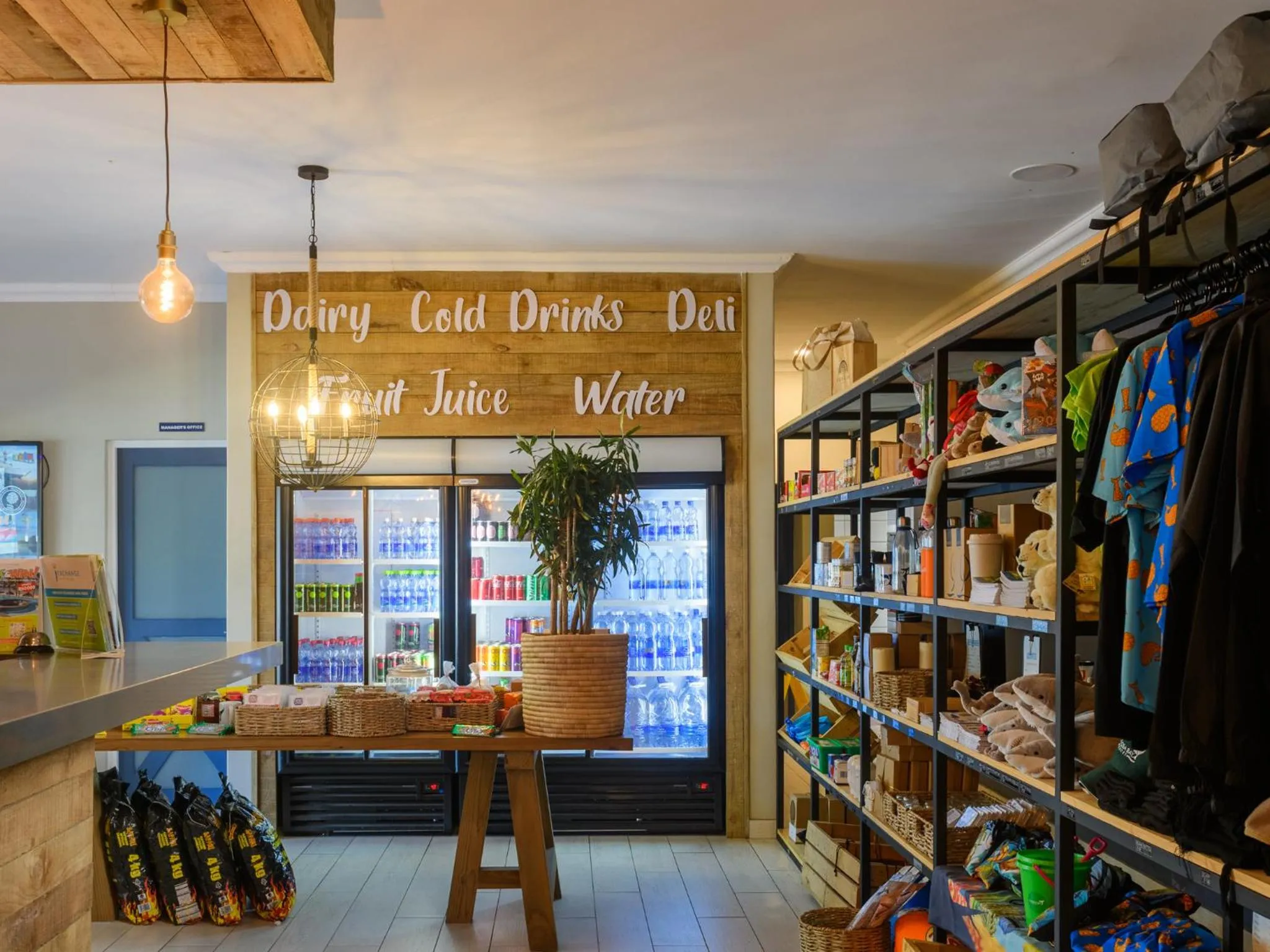 On-site shops in Formosa Bay