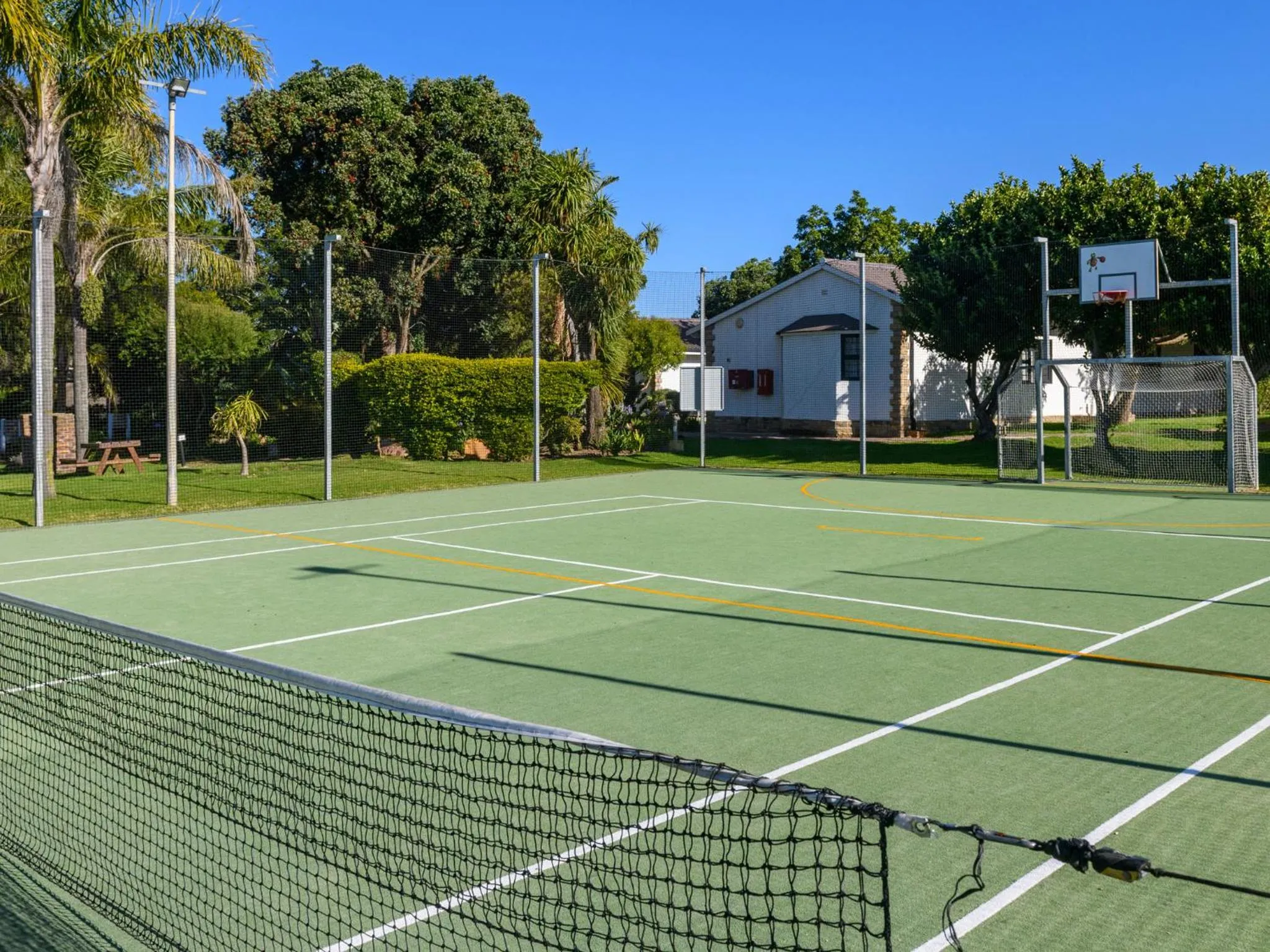 Tennis court in Formosa Bay
