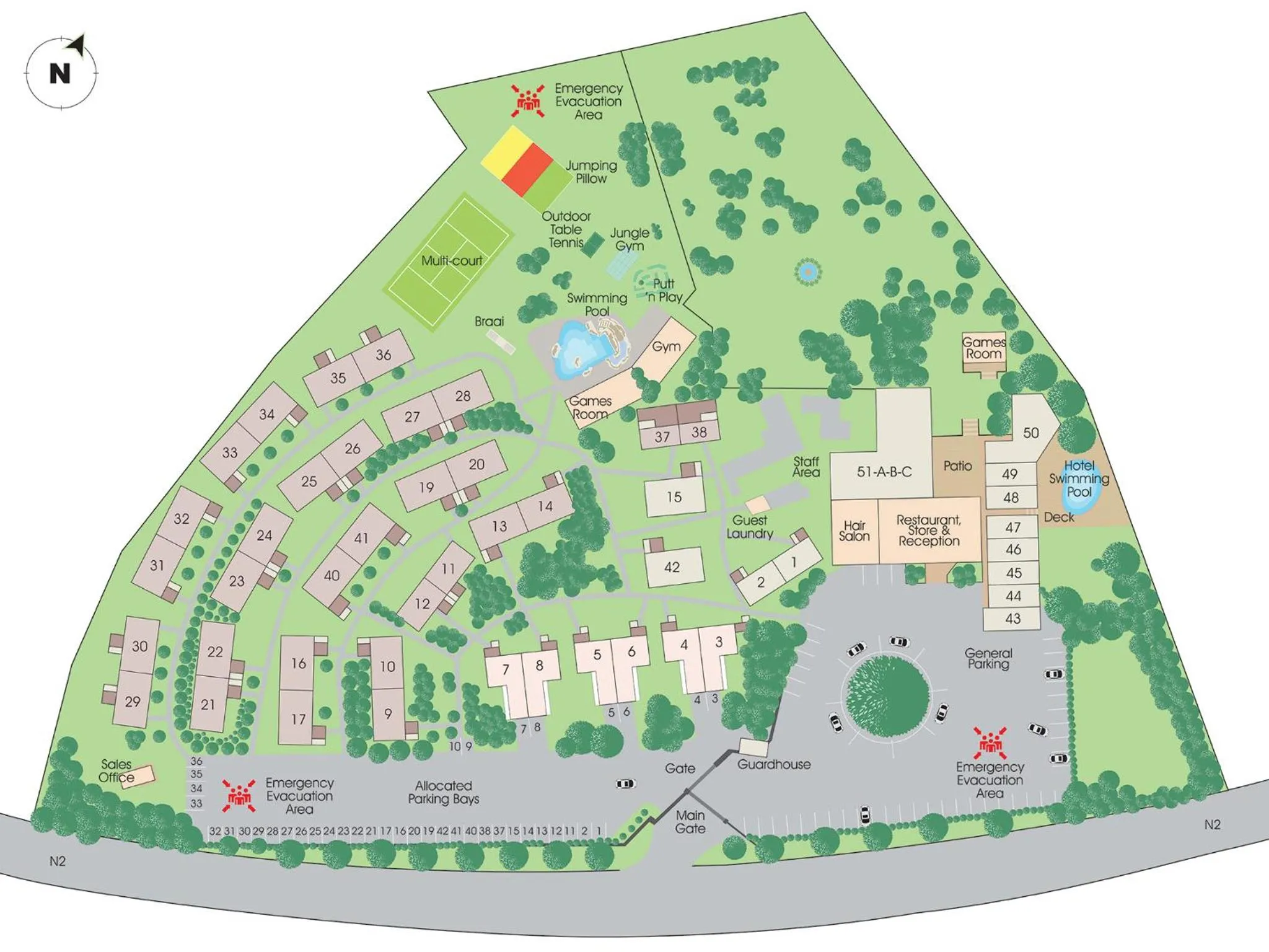 Floor plan in Formosa Bay