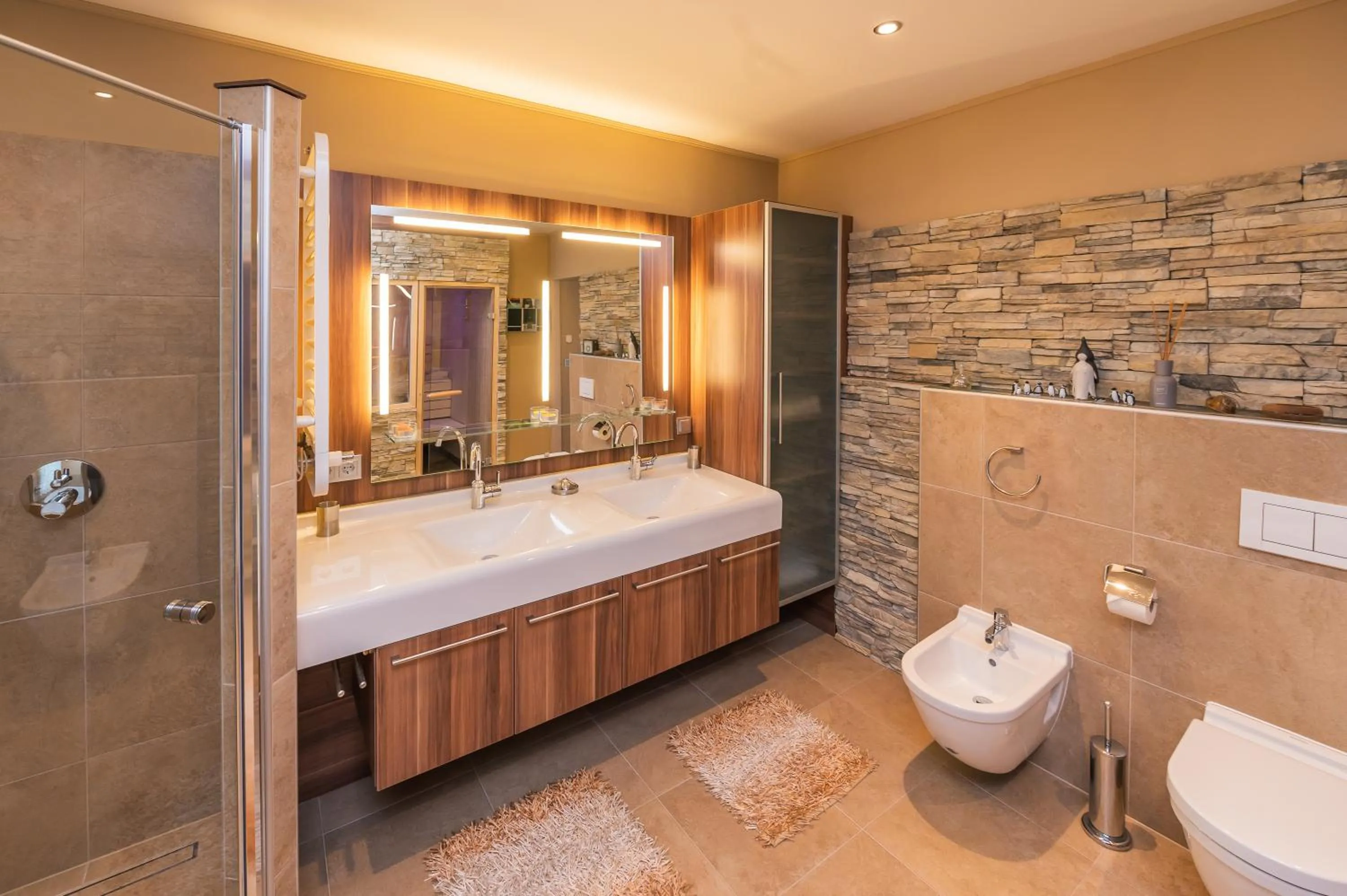 Bathroom in Ferien beim Treiber