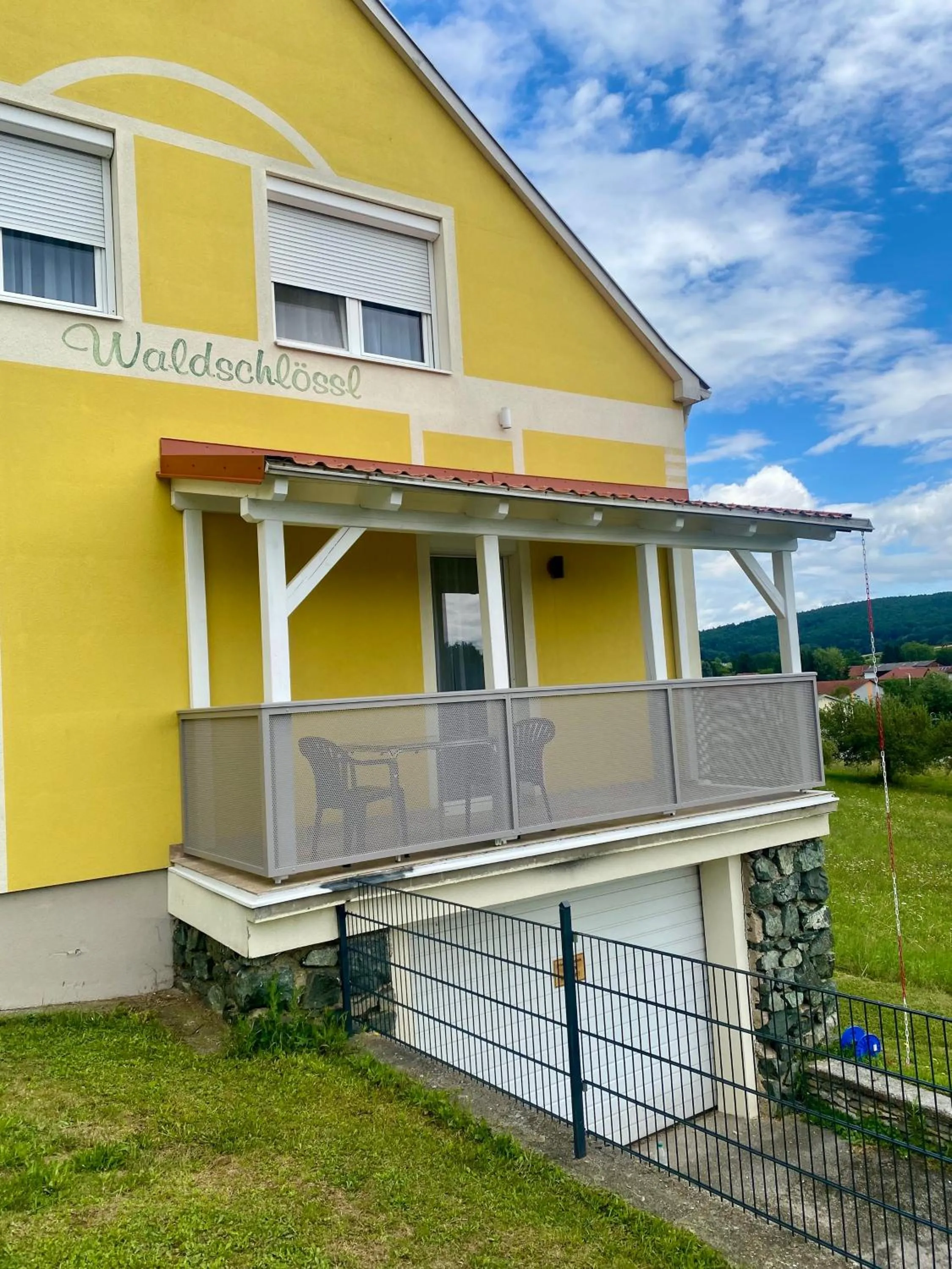 Balcony/Terrace in Ferien beim Treiber