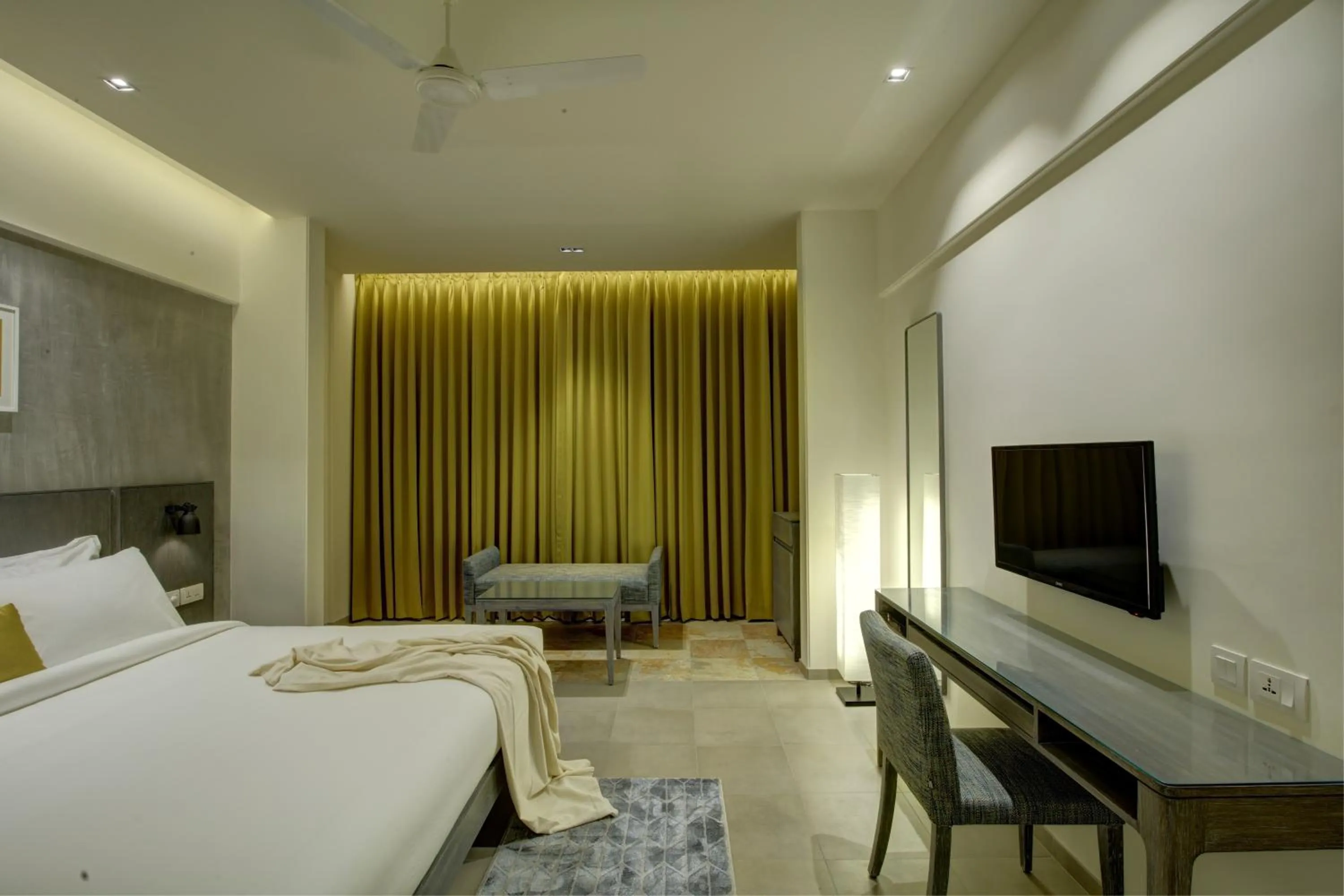 Photo of the whole room, Bed in Sopanam Heritage