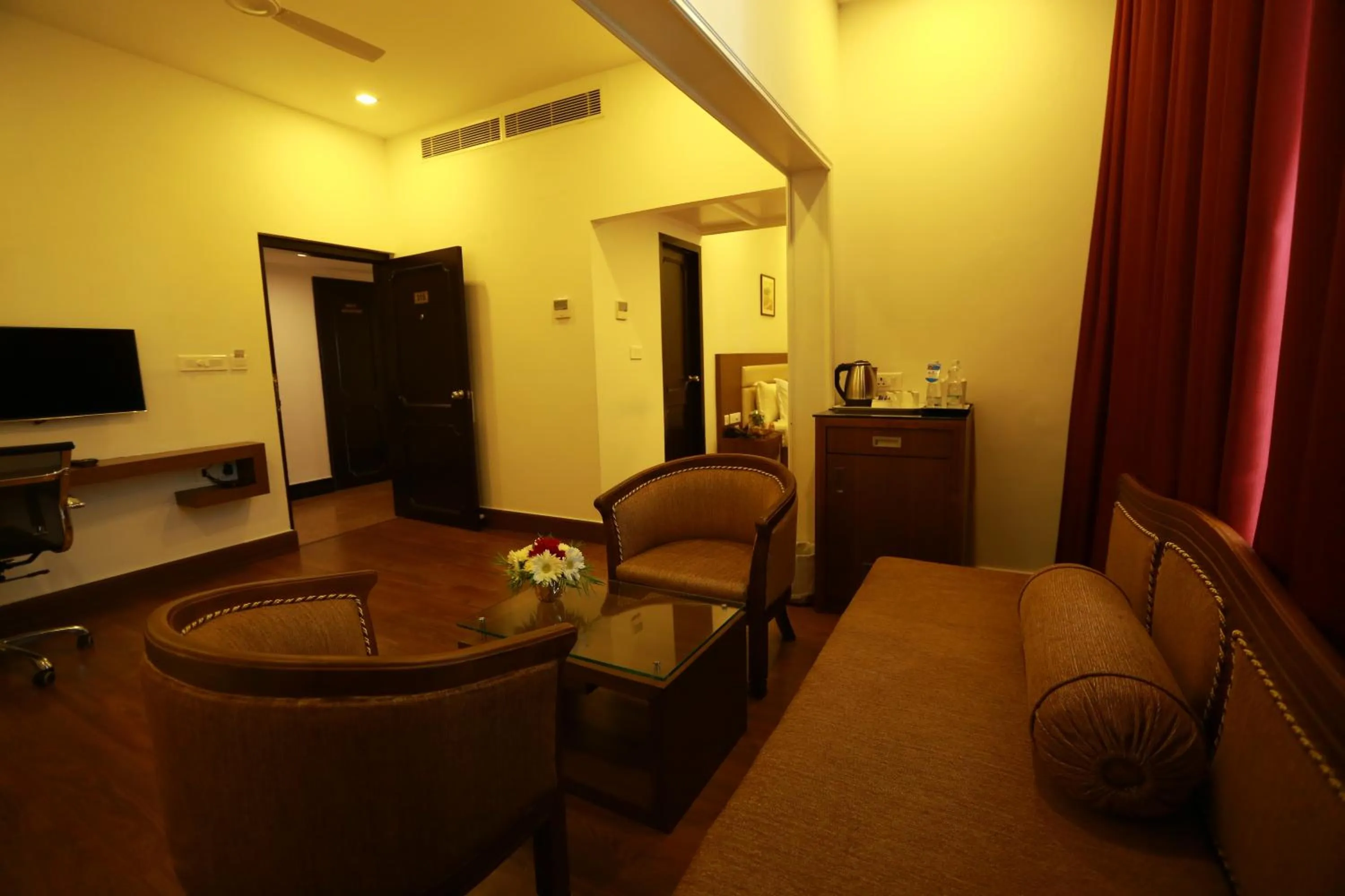 Seating area in Sopanam Heritage