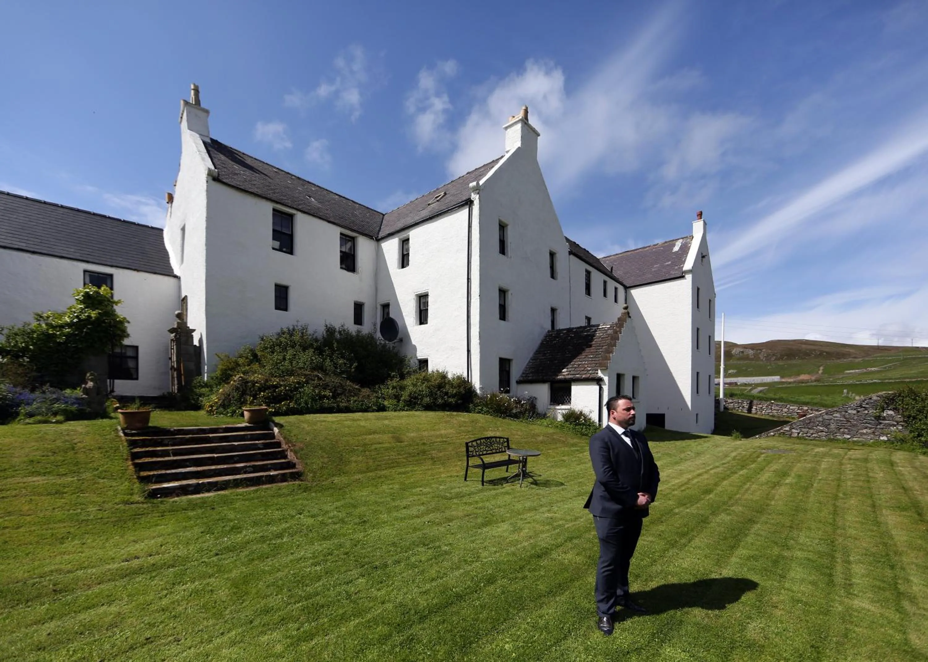 Property building in Busta House Hotel