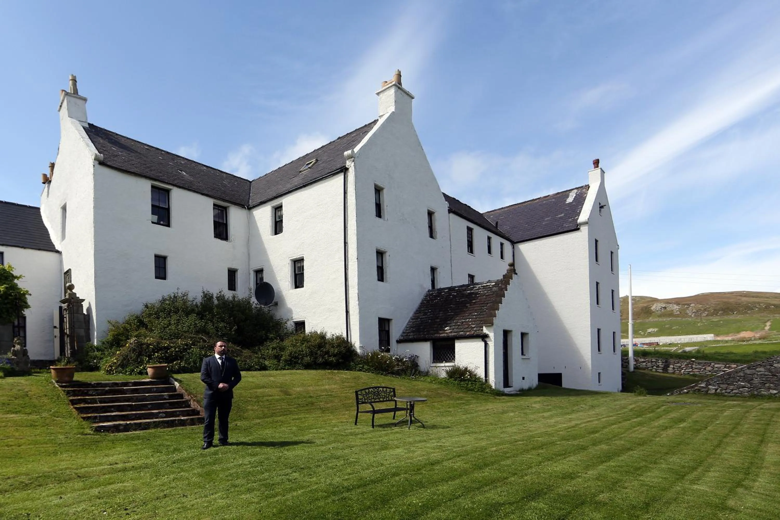 Property building in Busta House Hotel
