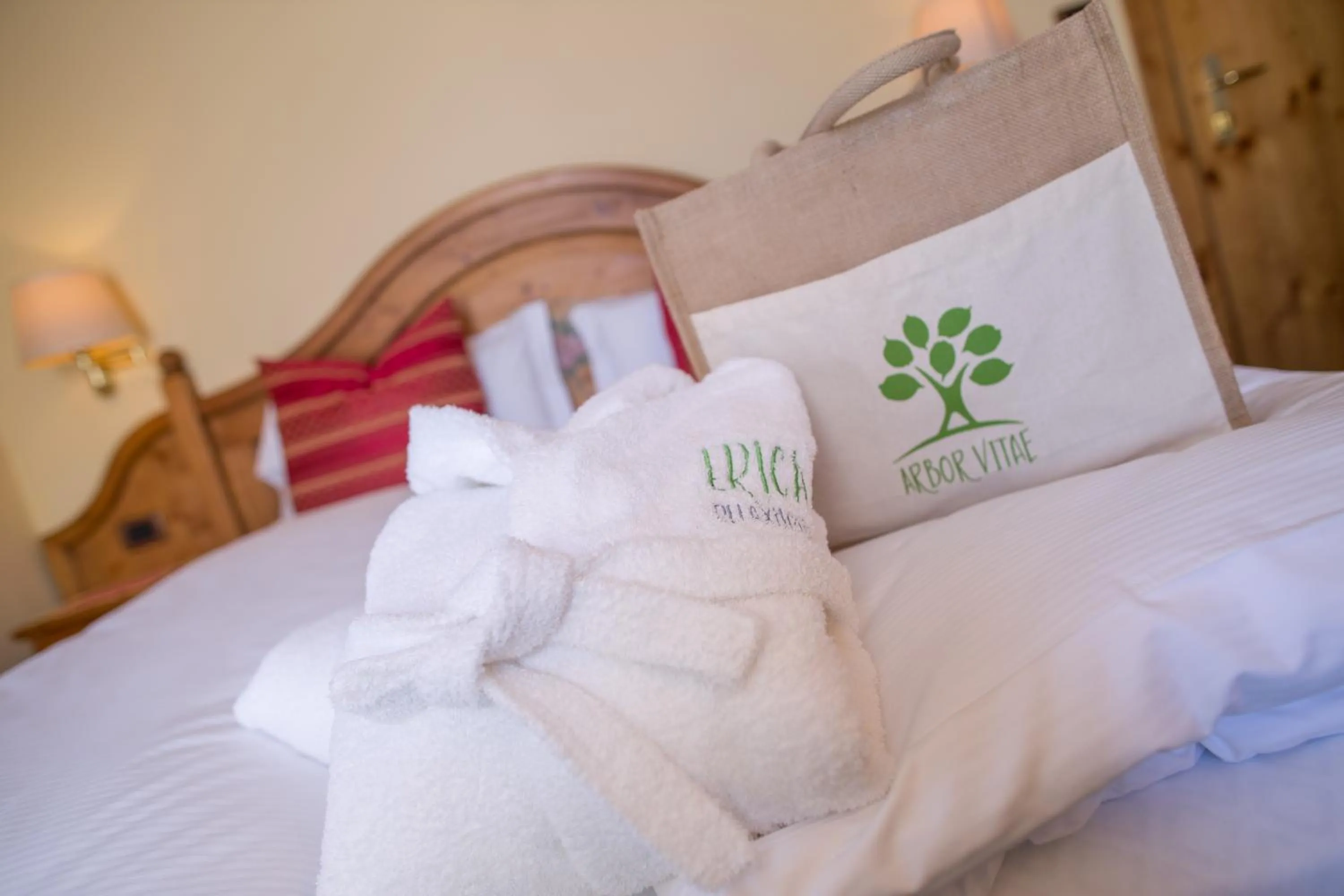 Bed in Relax Hotel Erica