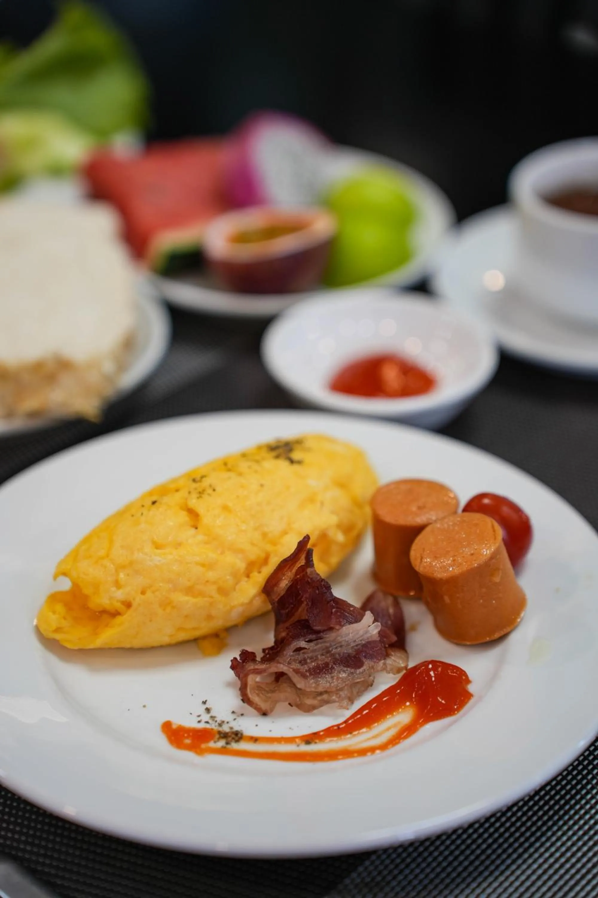 Breakfast in Hoang Long Hotel Phan Thiết