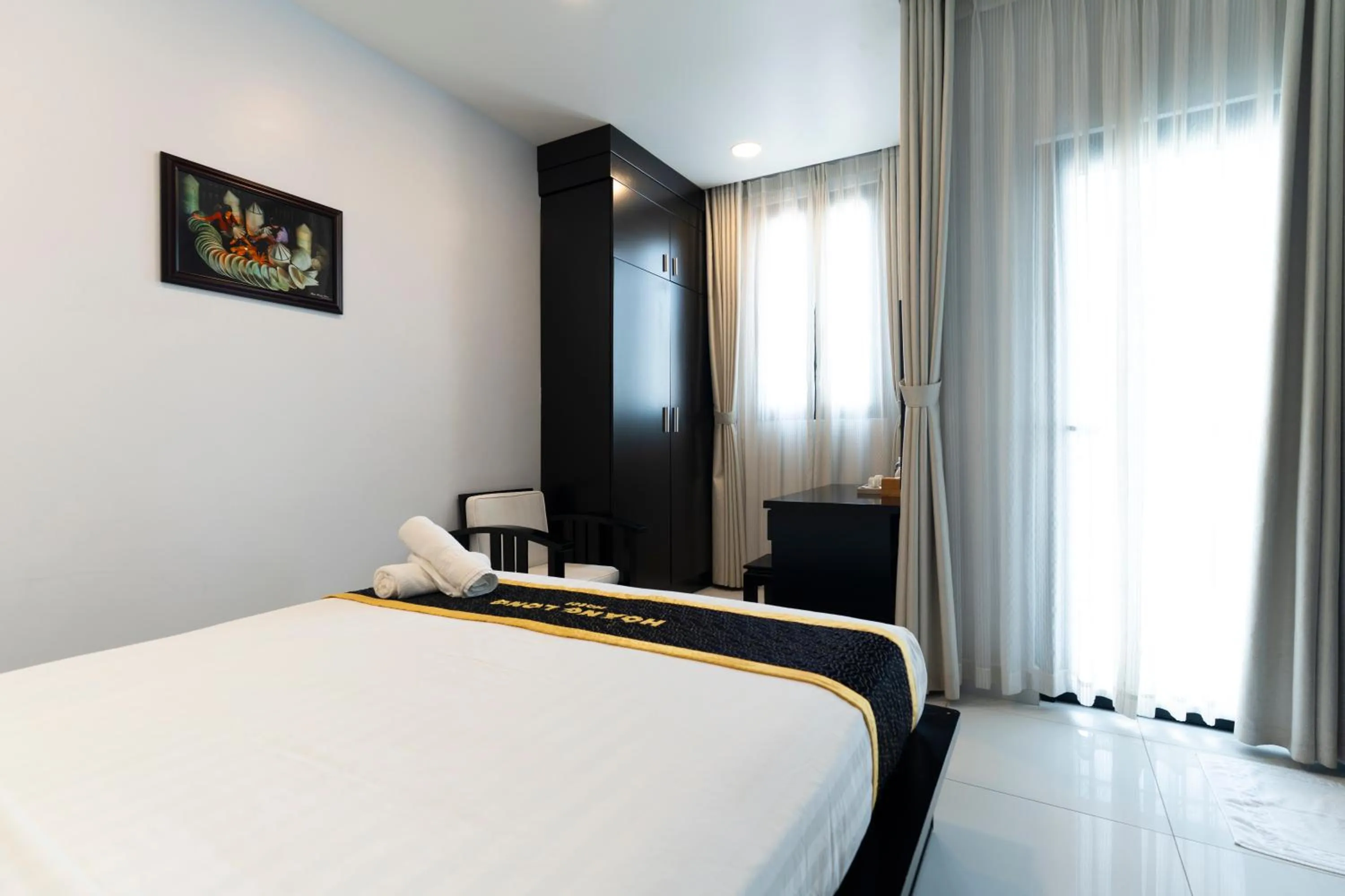 Bed in Hoang Long Hotel Phan Thiết