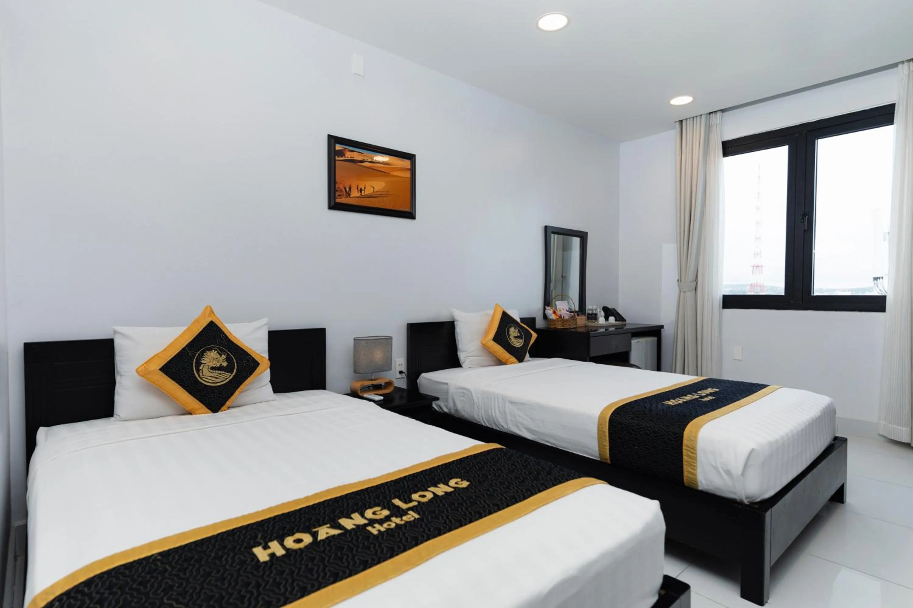 Bed in Hoang Long Hotel Phan Thiết