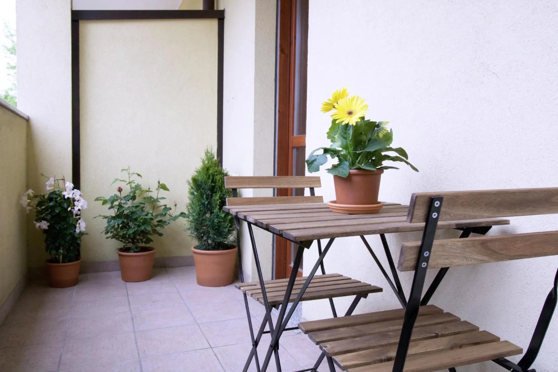 Balcony/Terrace in HQ Aparthotel Milano Inn - Smart Suites