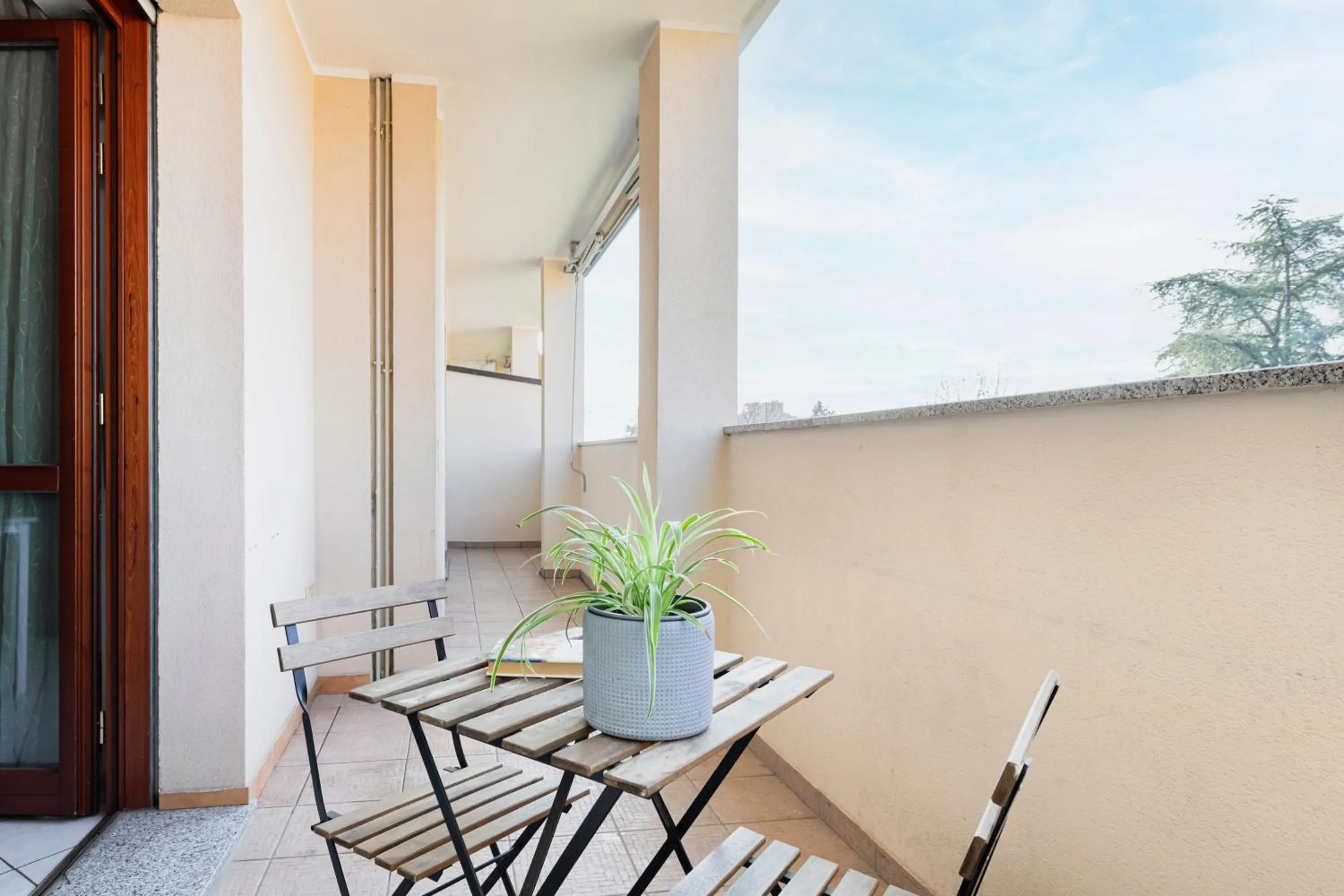 Balcony/Terrace in HQ Aparthotel Milano Inn - Smart Suites