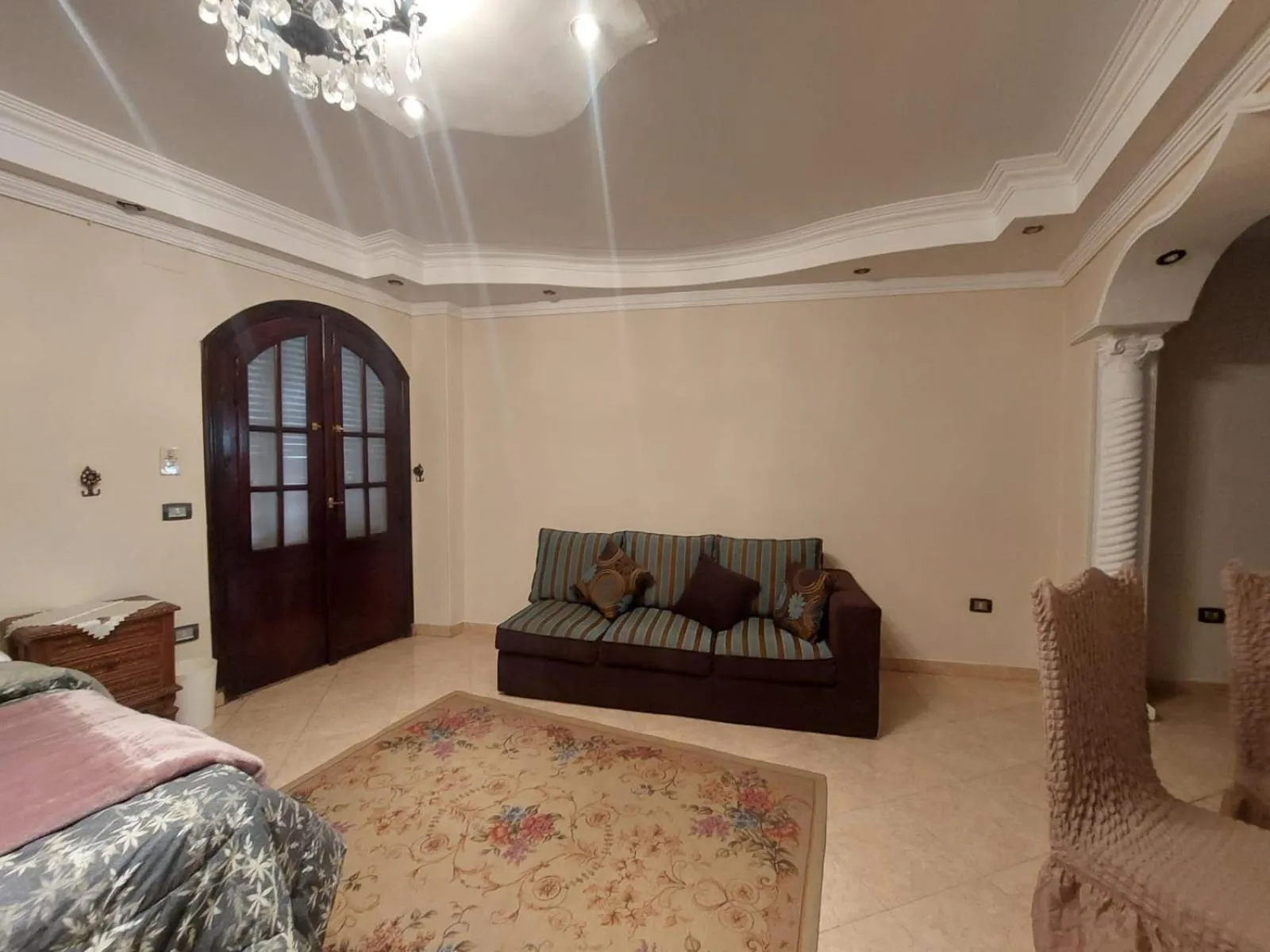 Bed in Queen of the pyramids hotel