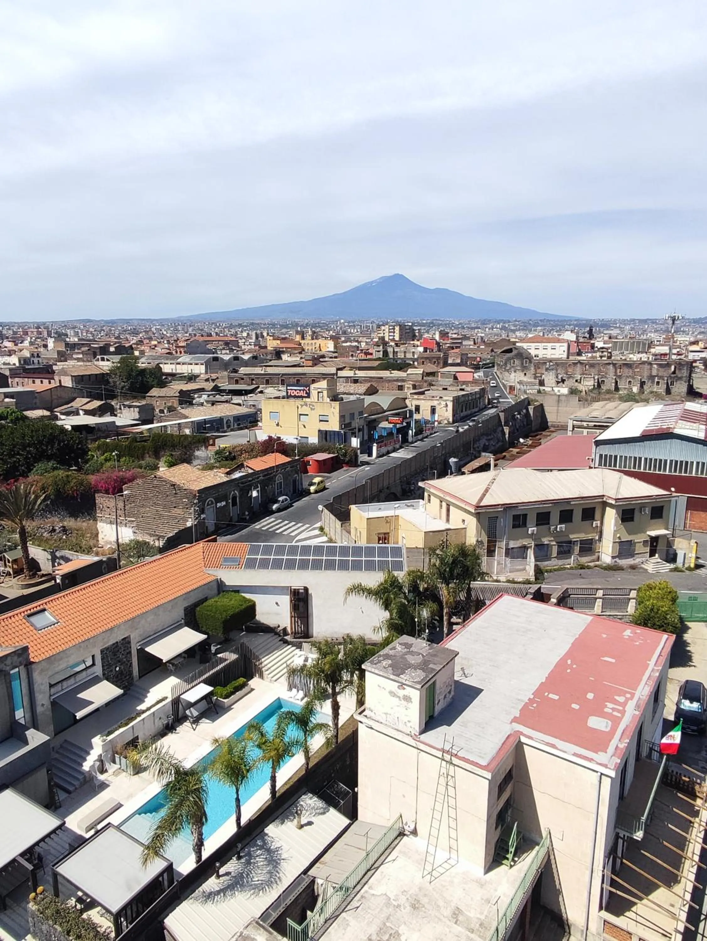 Mountain view in Sciara Biscari B&B