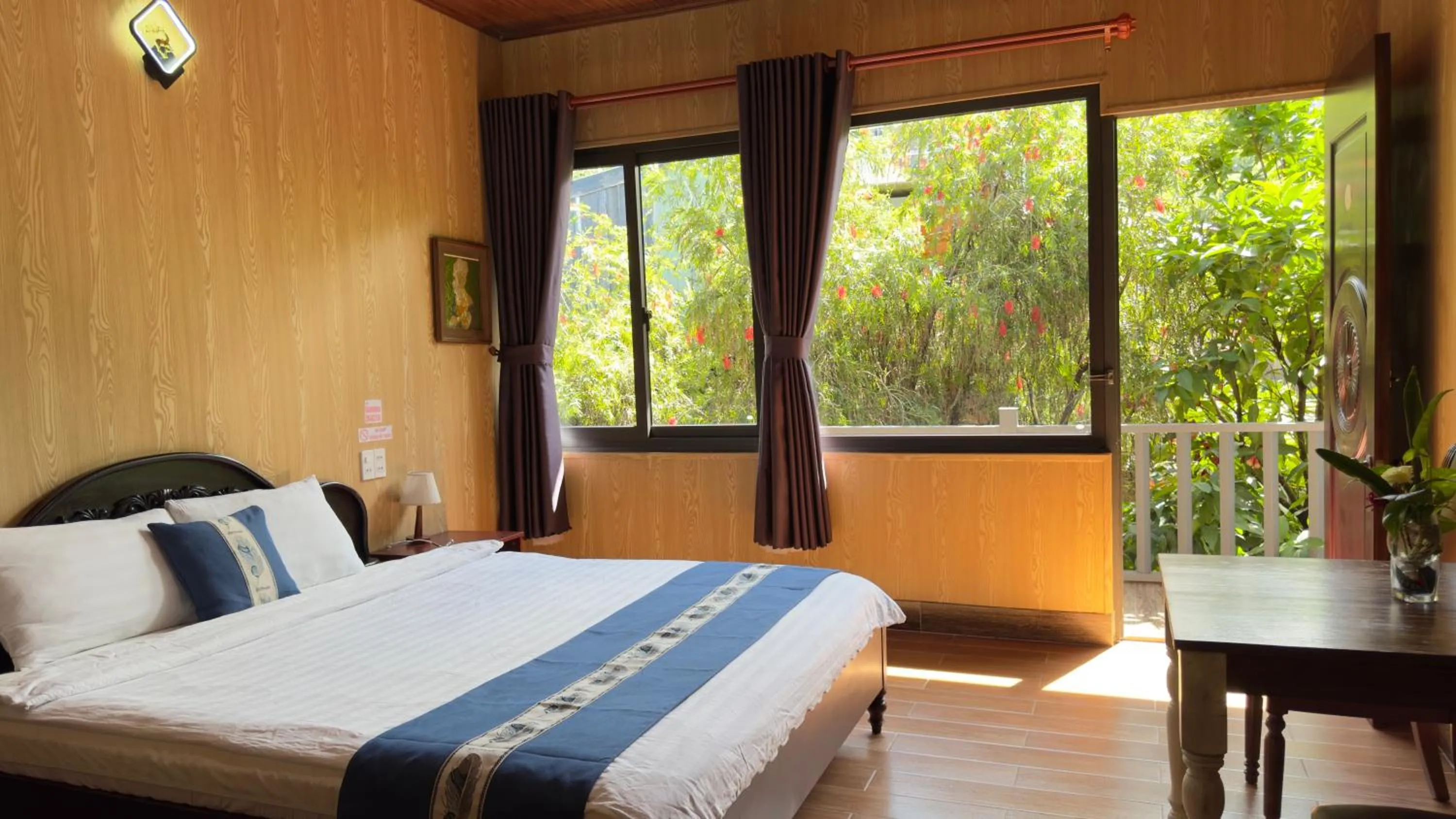 Bed in Malá home & coffee