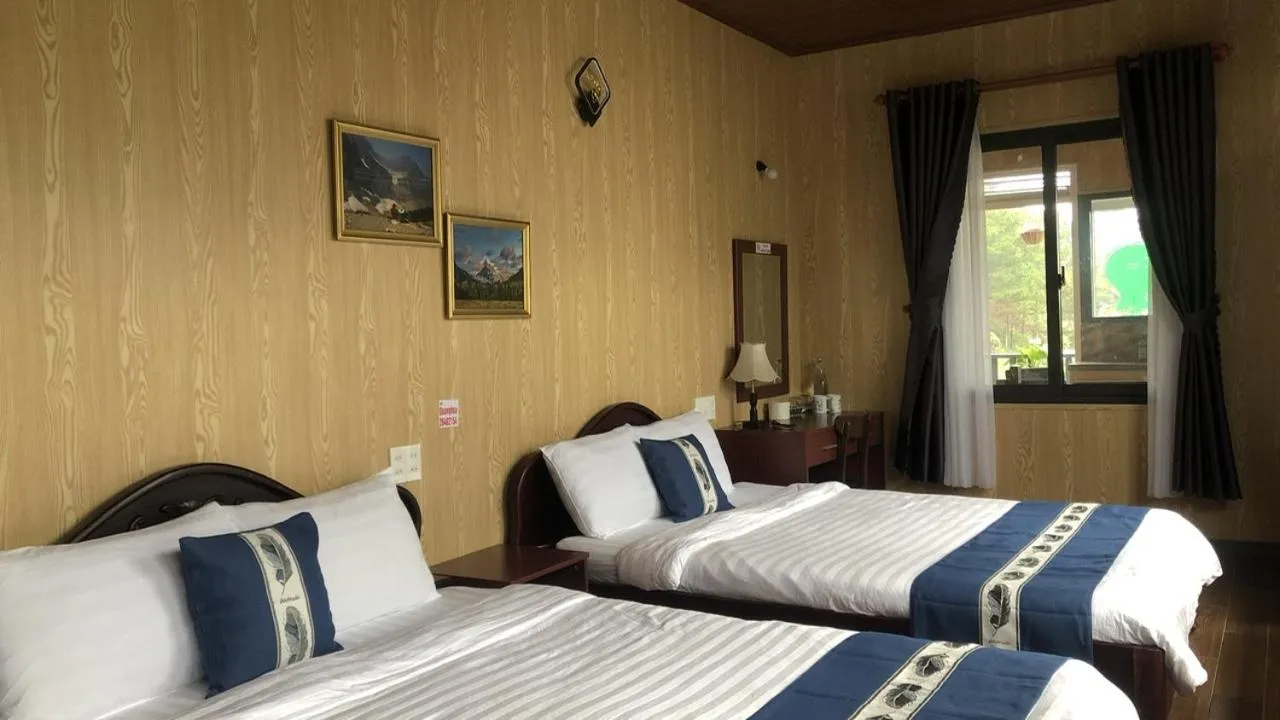 Bed in Malá home & coffee