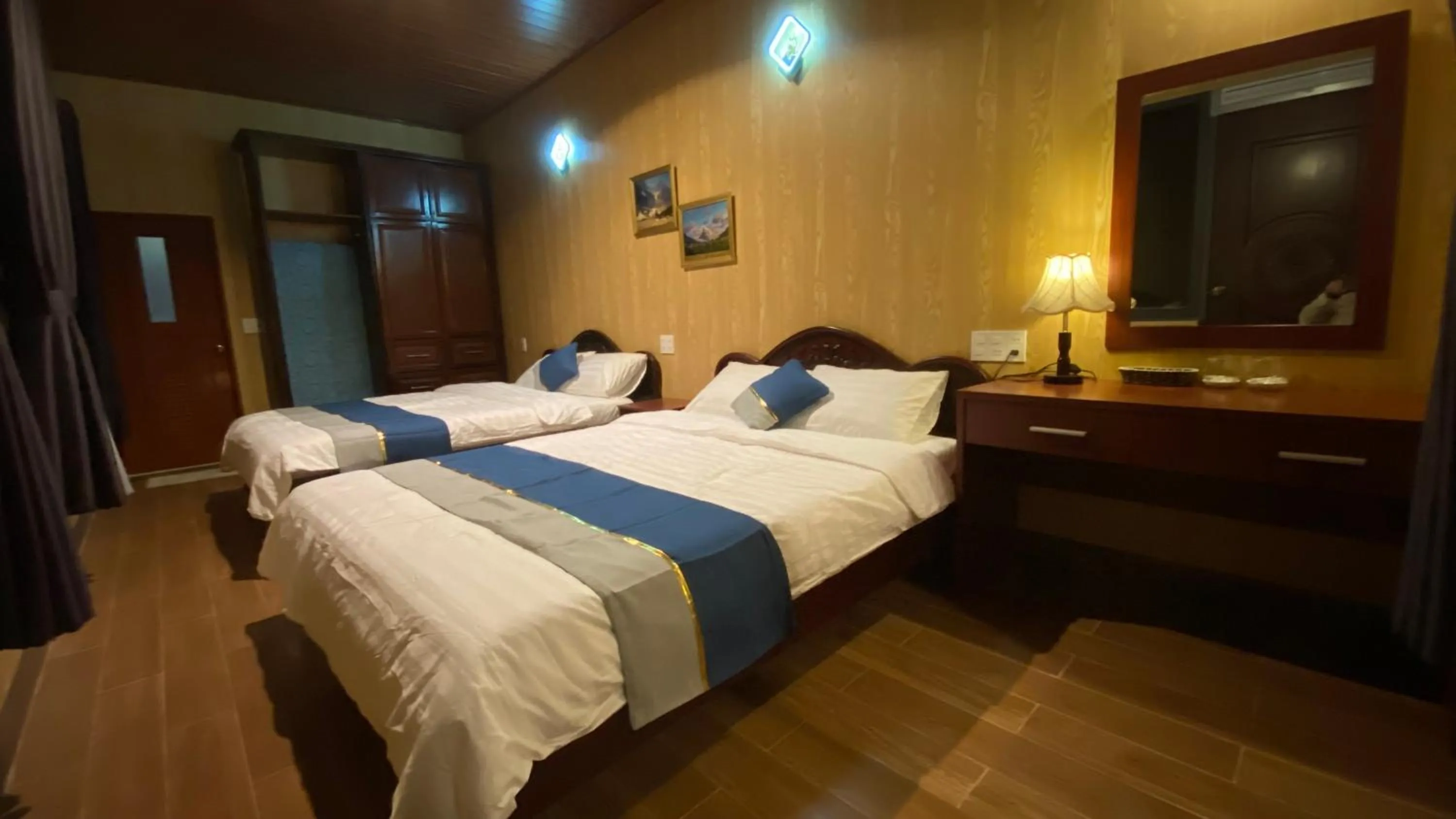 Bed in Malá home & coffee