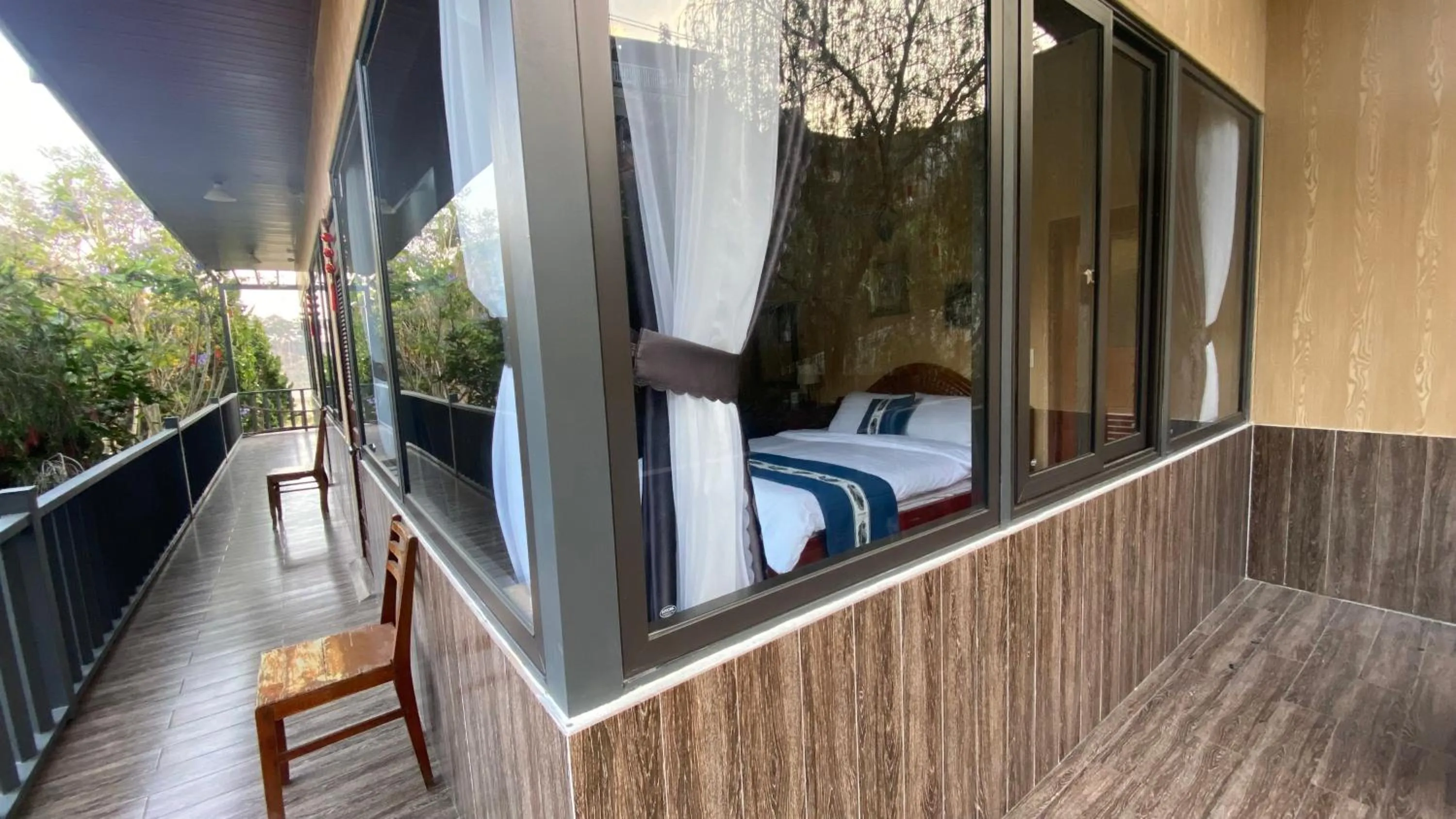 Bed in Malá home & coffee