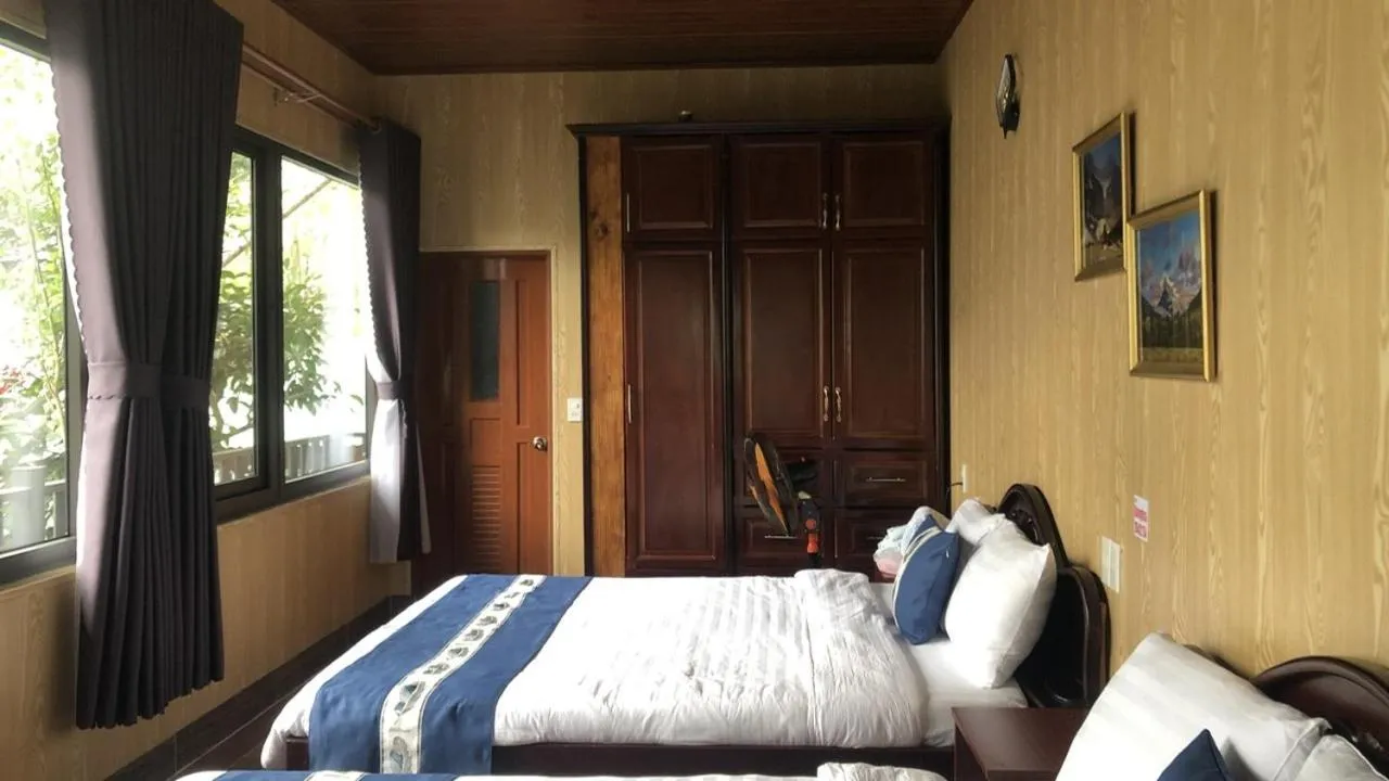 Bed in Malá home & coffee