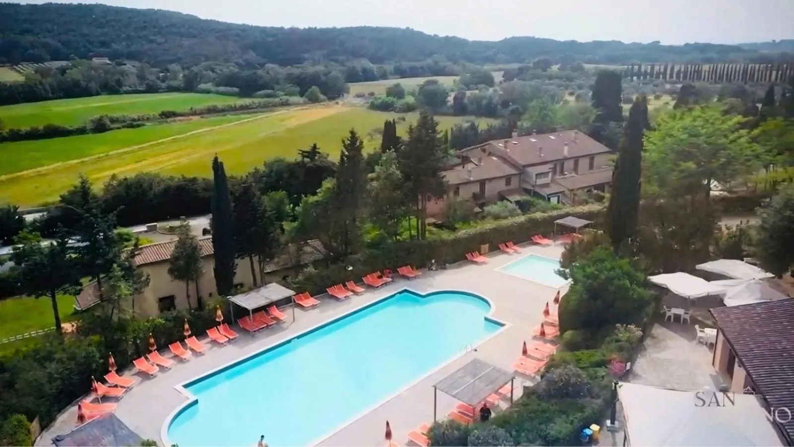 Bird's eye view in Borgo San Martino - Residence Hotel & SPA