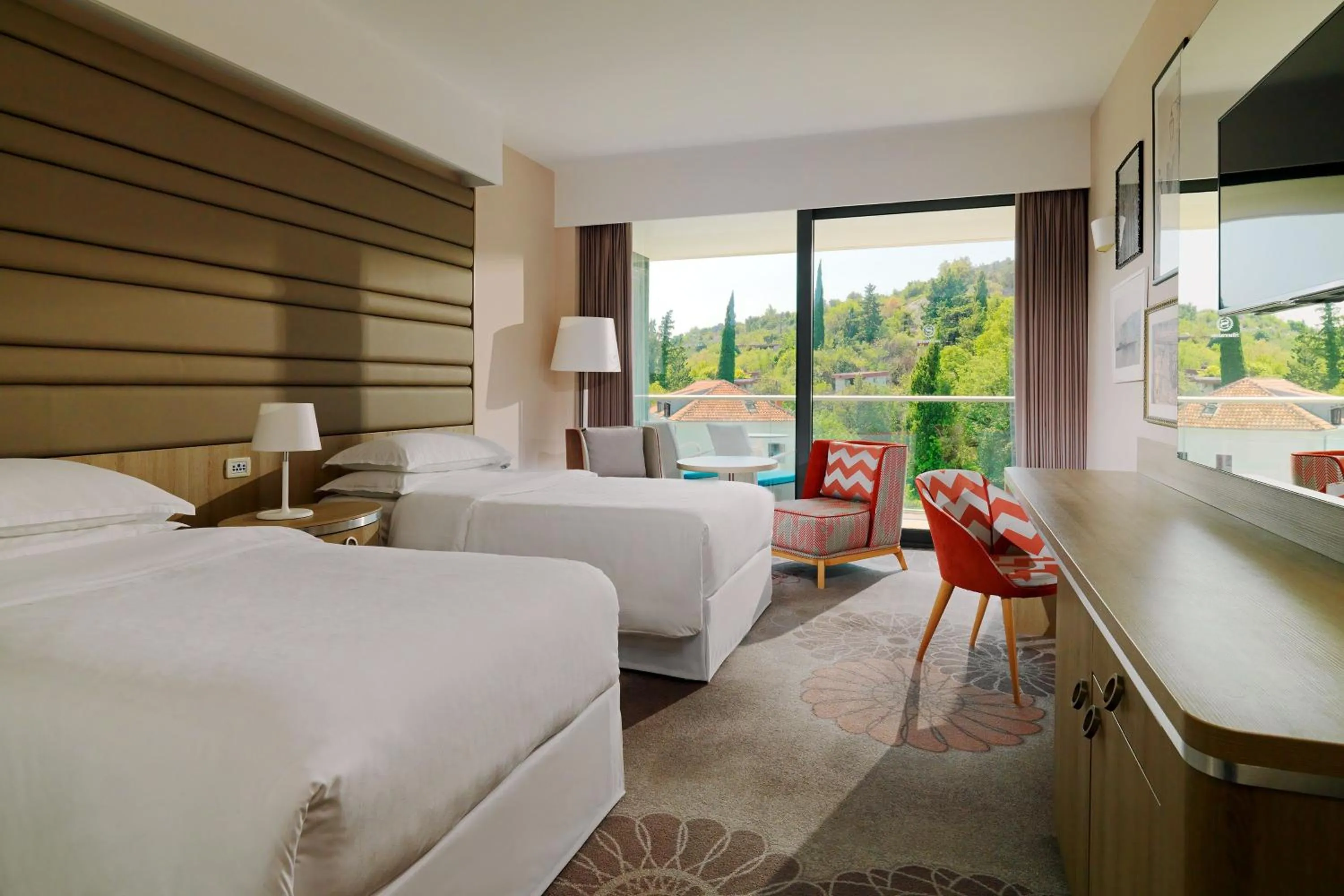 Photo of the whole room, Bed in Sheraton Dubrovnik Riviera Hotel