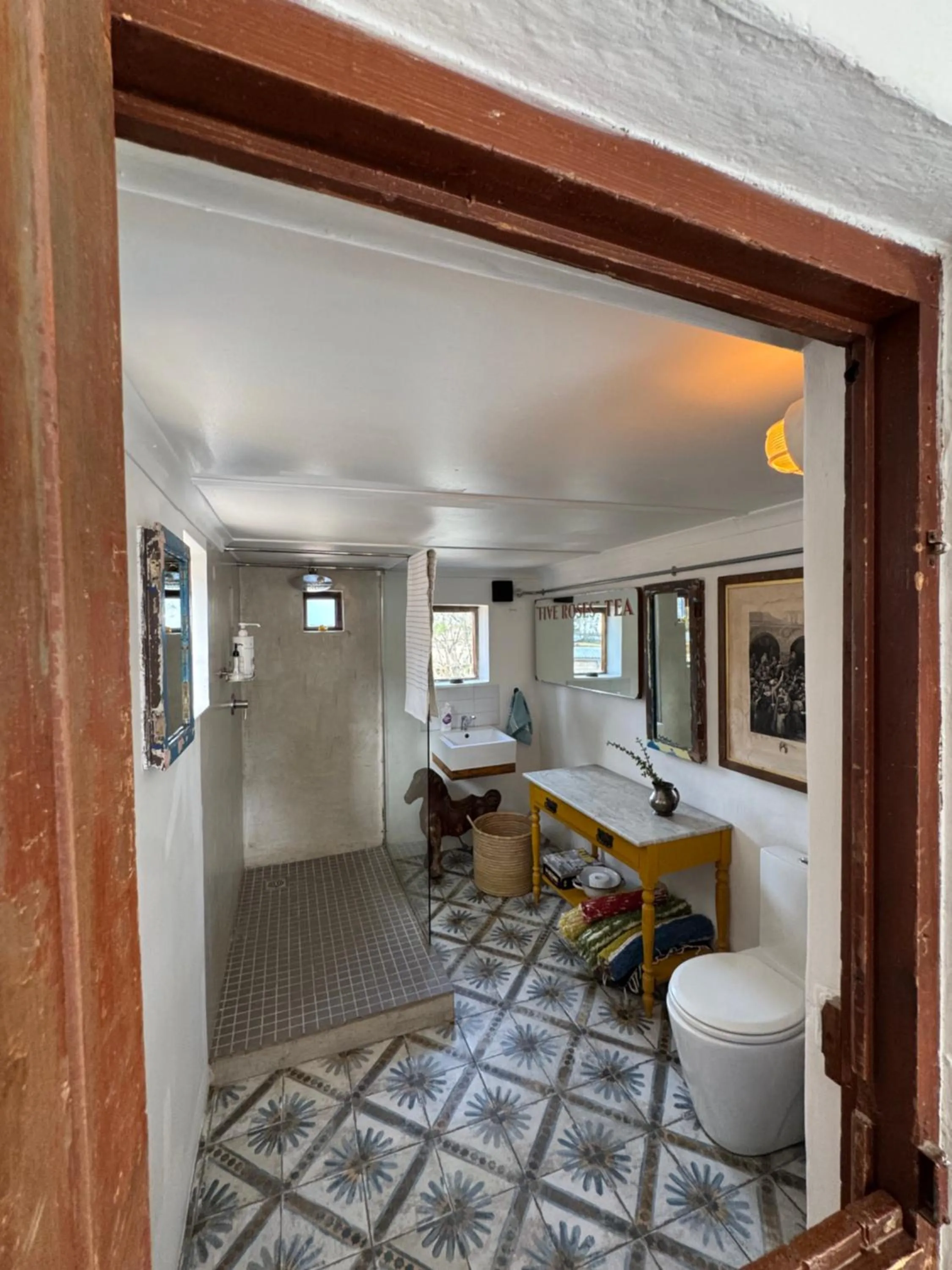 Bathroom in The Karoo Moon Motel