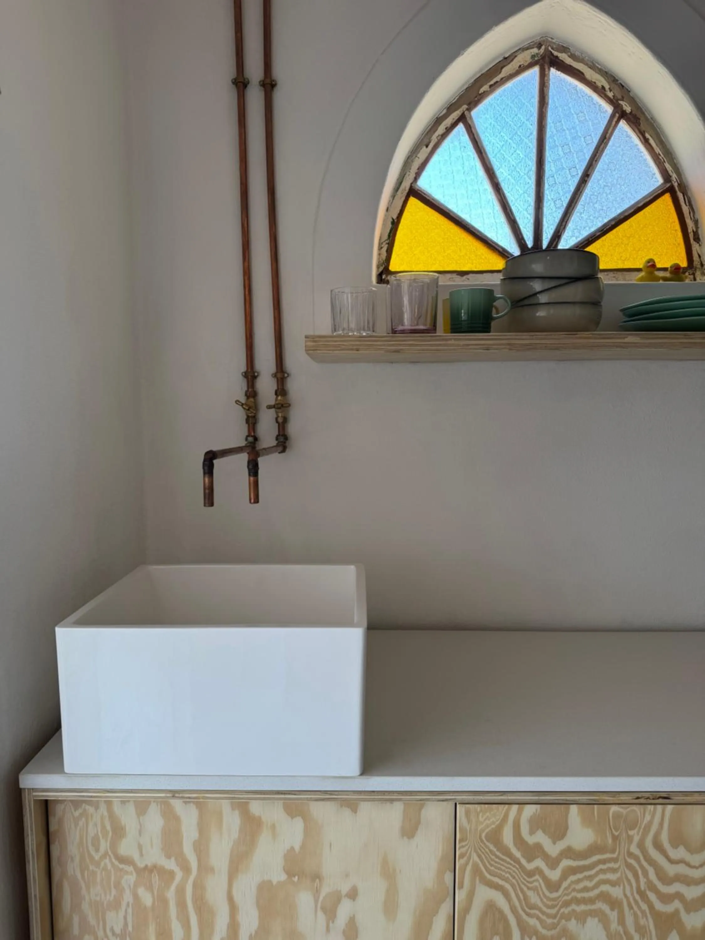 Kitchen or kitchenette in The Karoo Moon Motel