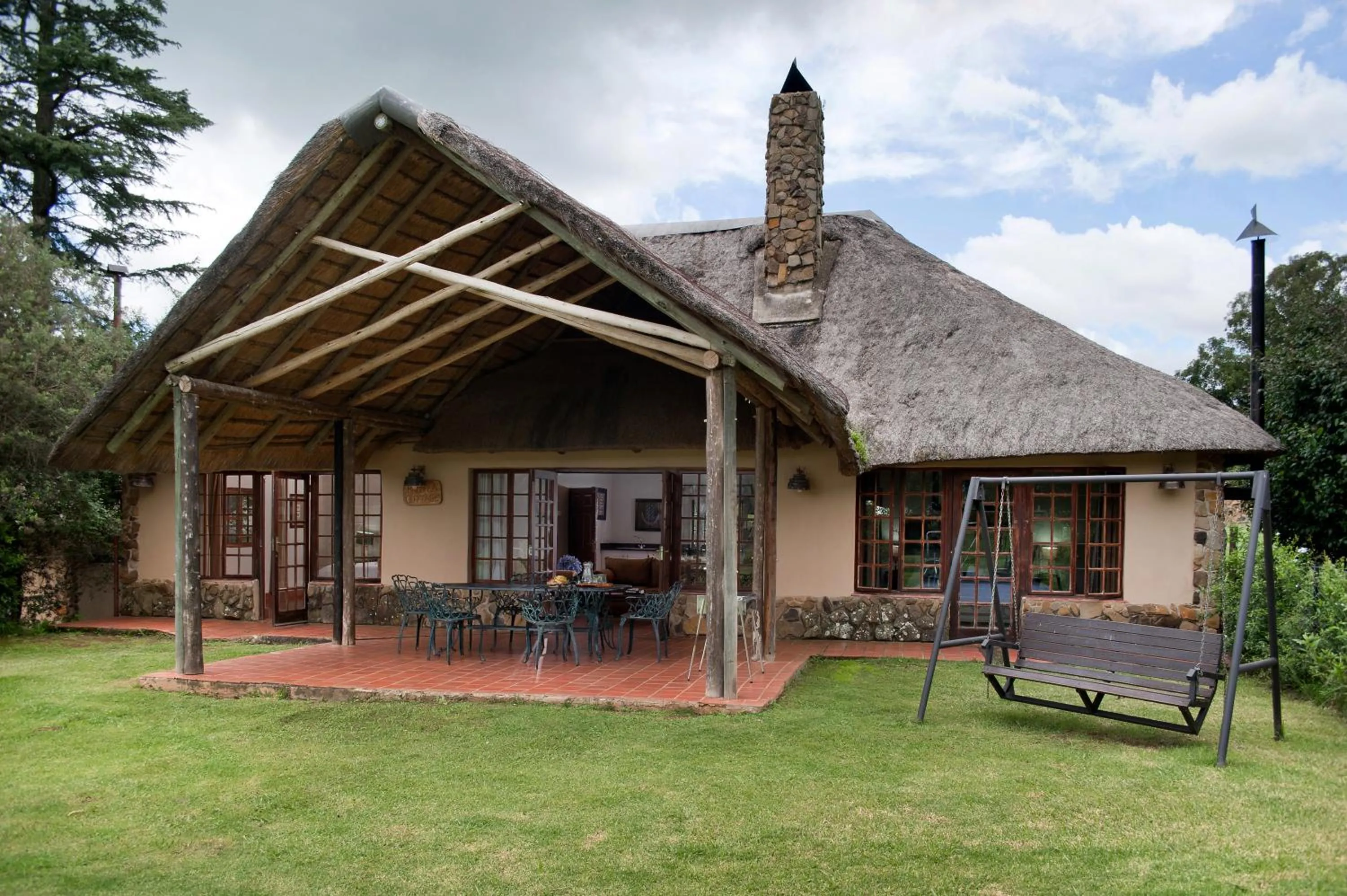 Patio in Ardmore Guest Farm