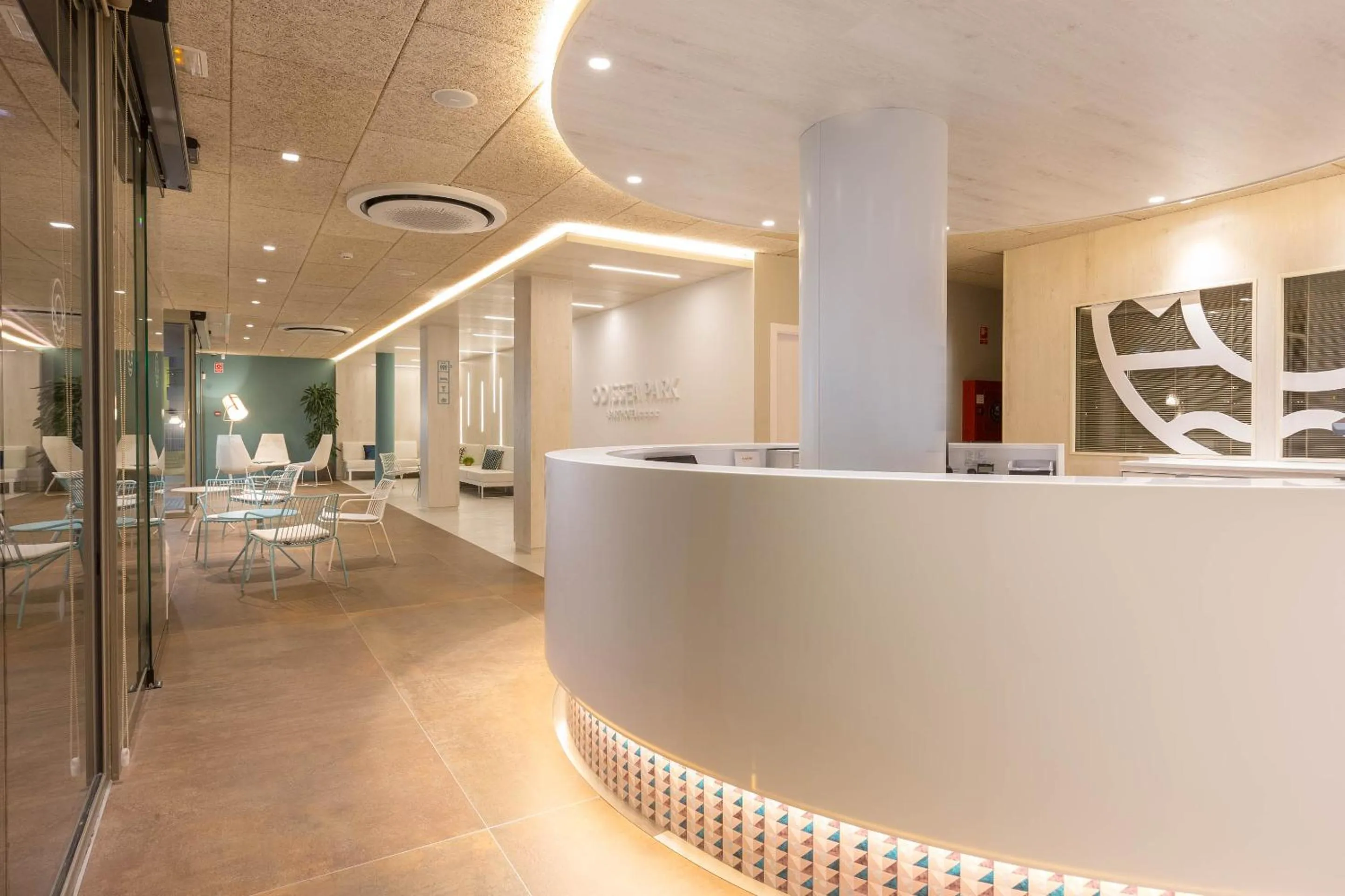 Lobby or reception in Aparthotel Odissea Park
