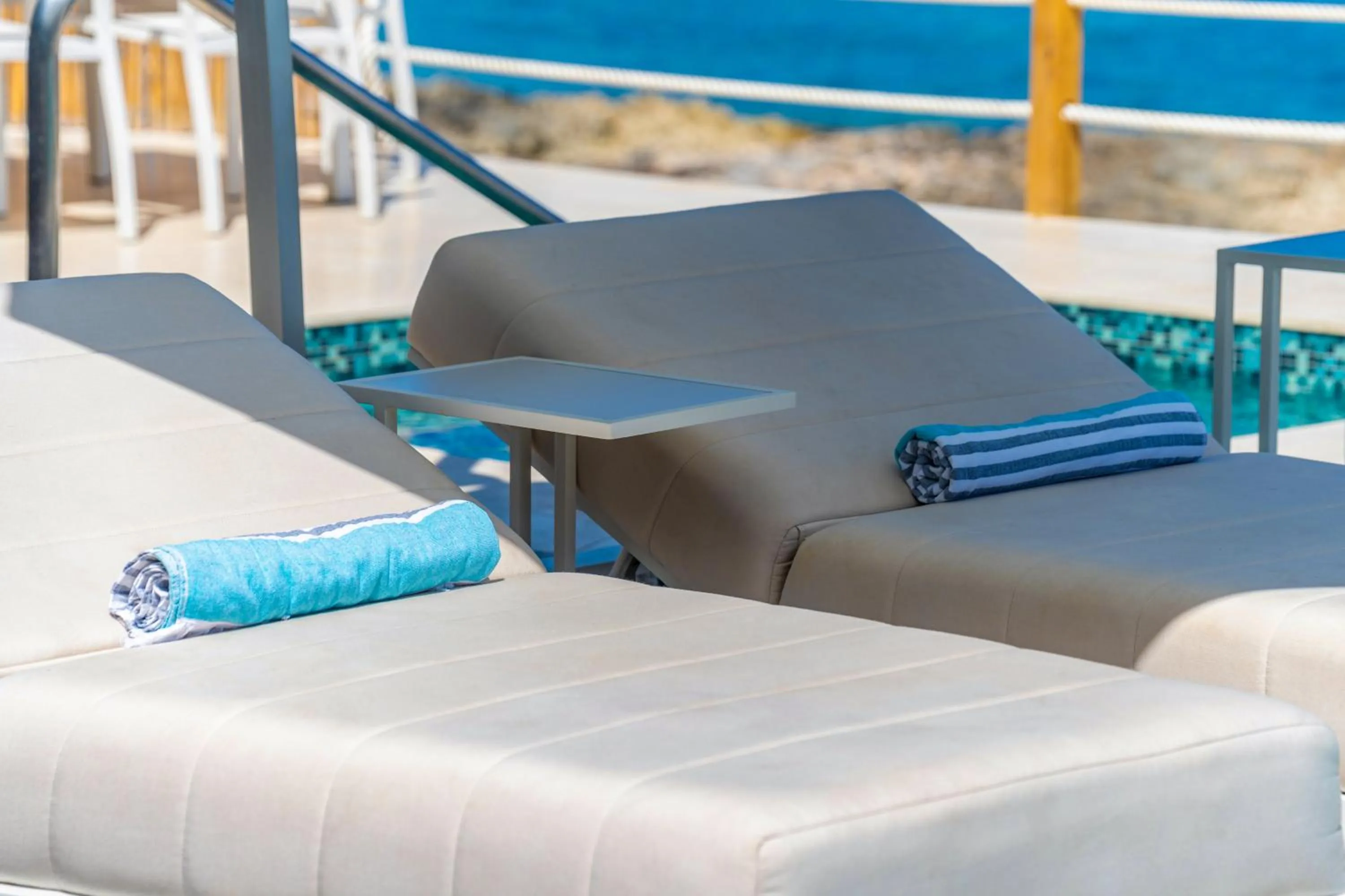 sunbed in Cobalt Coast Resort