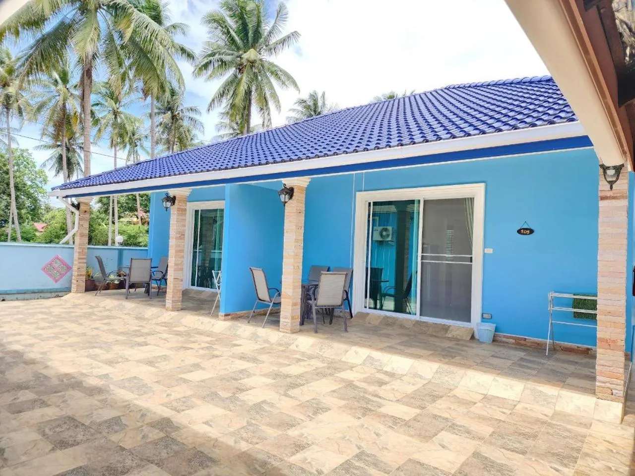Property building in Blue Beach Bungalow